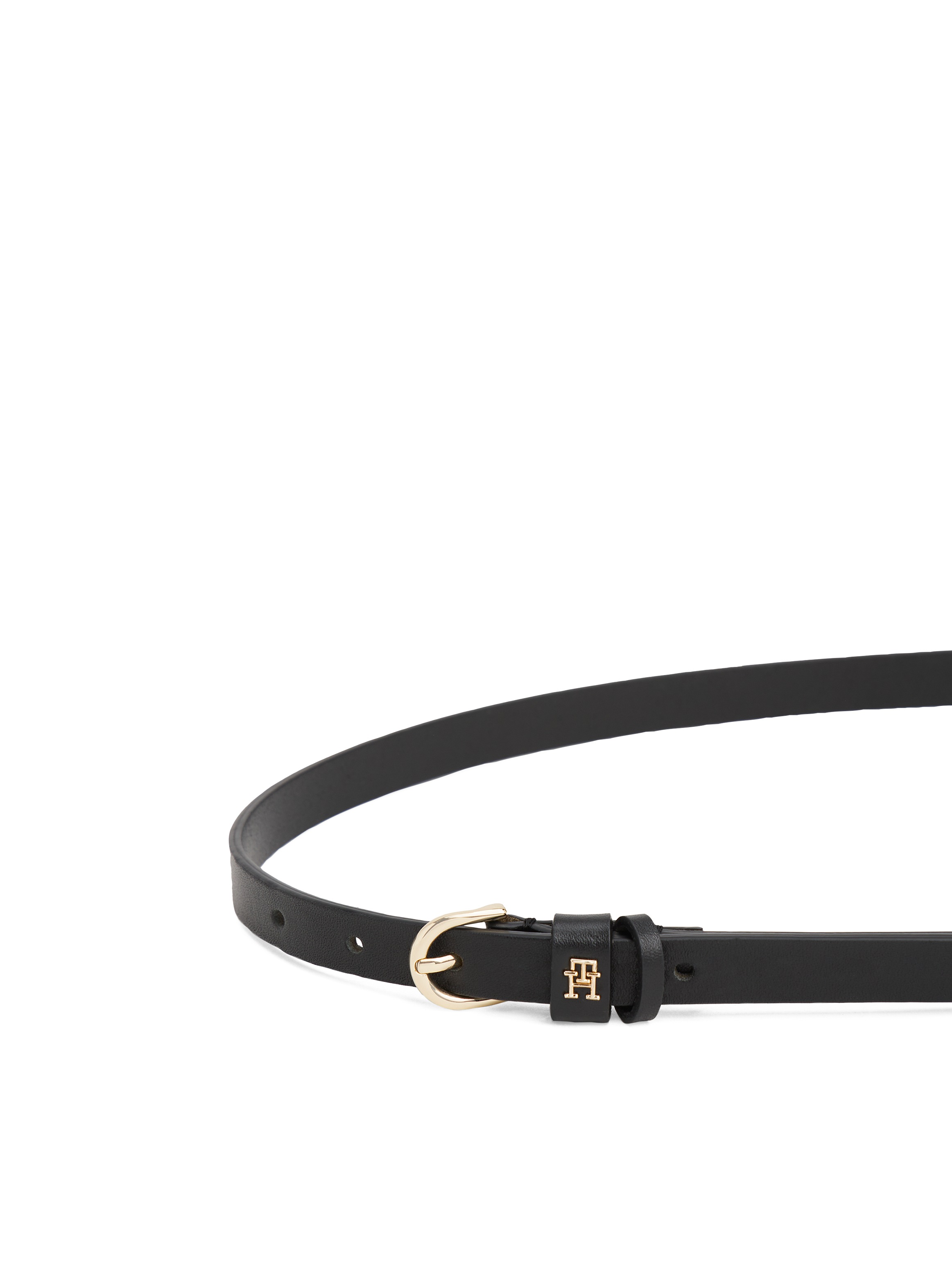 Tommy Hilfiger Ledergürtel »ESSENTIAL EFFORTLESS GOLD«, 1,5 cm breit, ovale Einfachdornschließe, Damengürtel