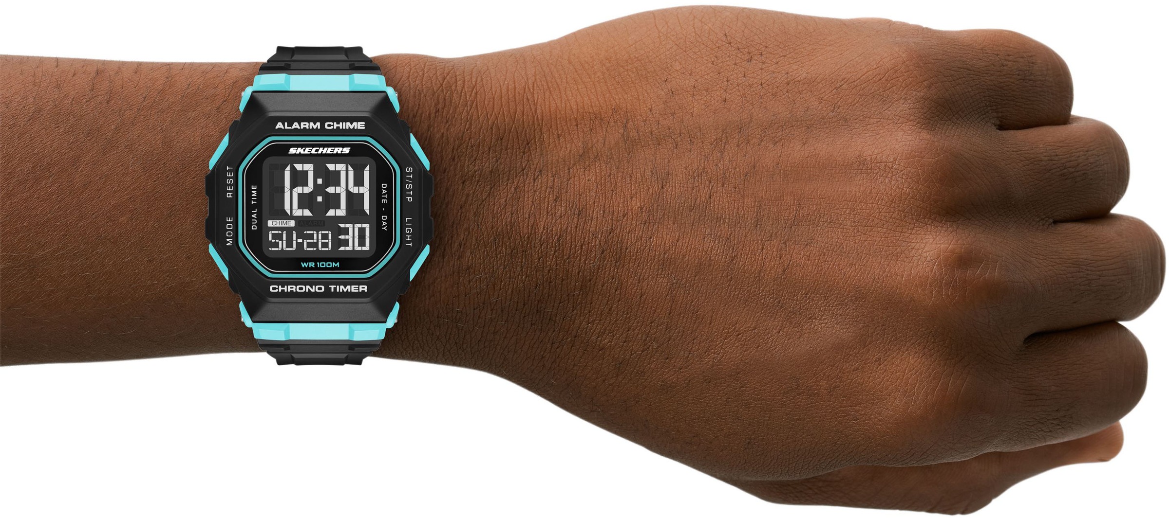 Skechers Chronograph »WHITFIELD«, Quarzuhr, Armbanduhr, Herrenuhr, digital, Tag, Wochentag