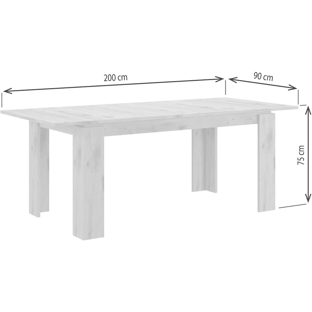 INOSIGN Esstisch »Titan«, (1 St.), (160 x 90 cm)