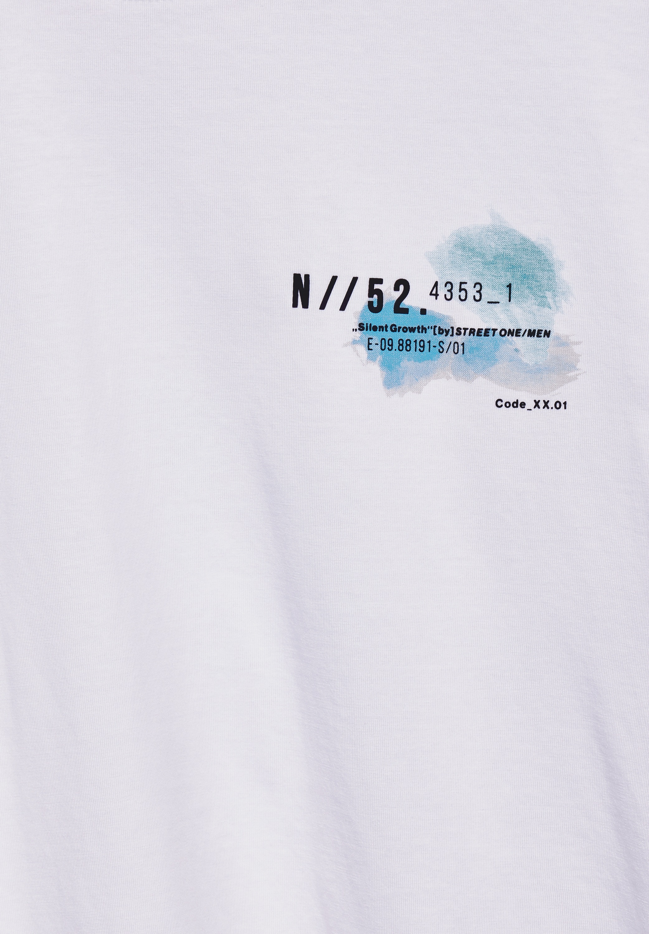 STREET ONE MEN T-Shirt, aus reiner Baumwolle