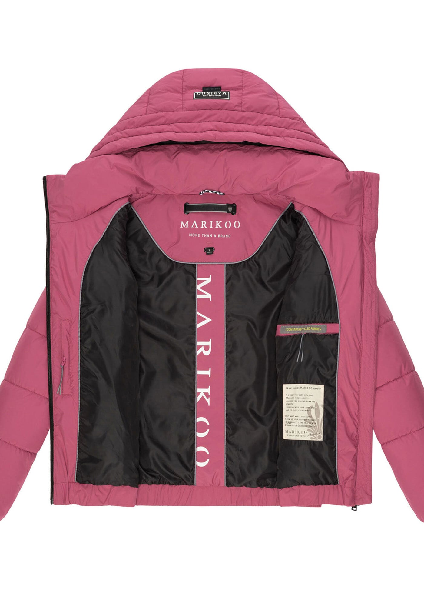 Marikoo Winterjacke »Nayanaa«, mit abnehmbarer Kapuze