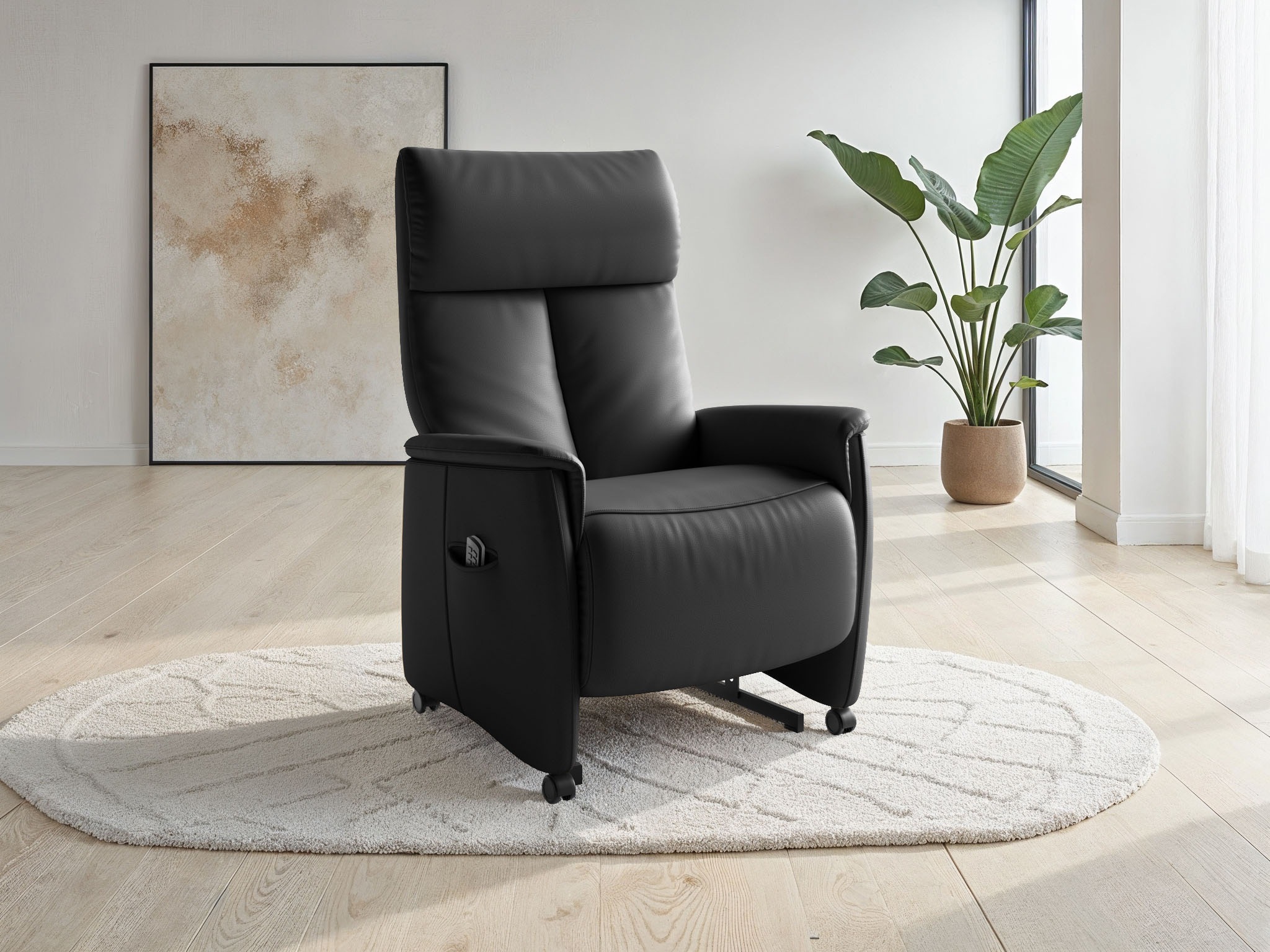 sit&more TV-Sessel "Cremona Comfort" wahlweise manuell oder elektrischer Funktion mit Akku