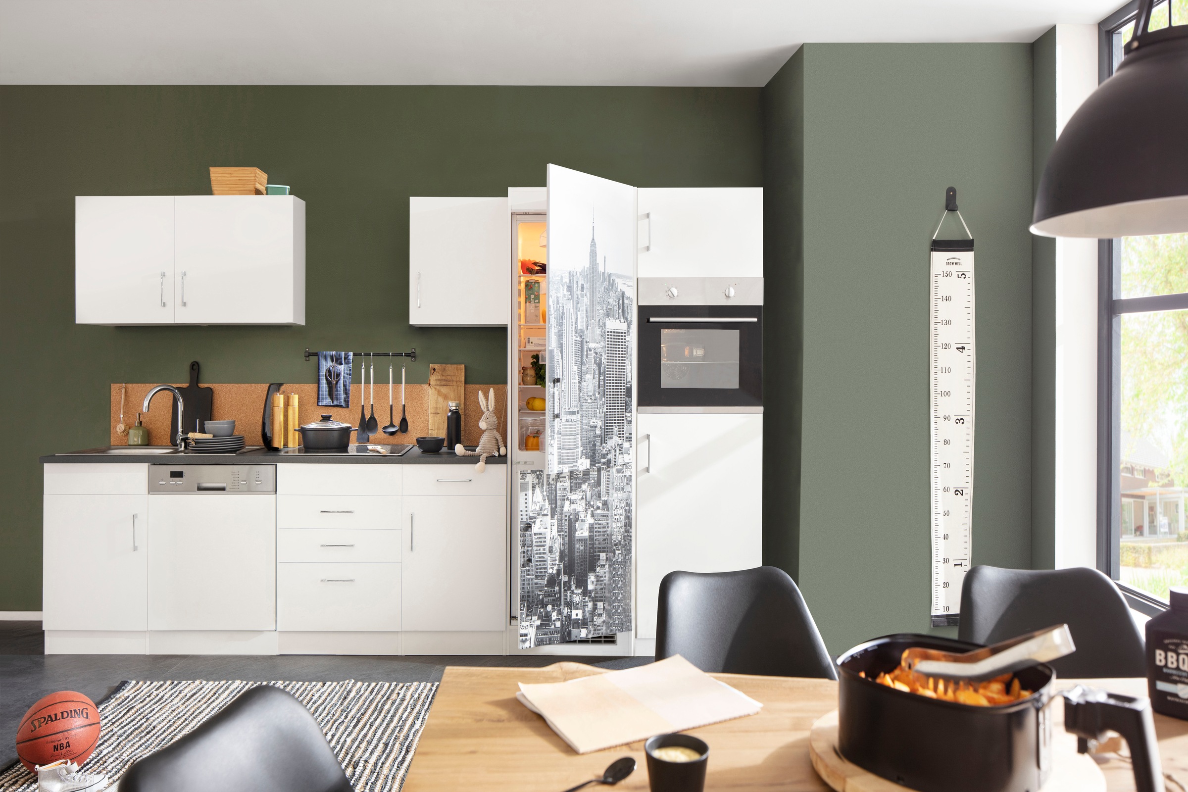 KOCHSTATION Küchenzeile "KS-Paris – Küchen mit einzigartigen Fotomotiven au günstig online kaufen