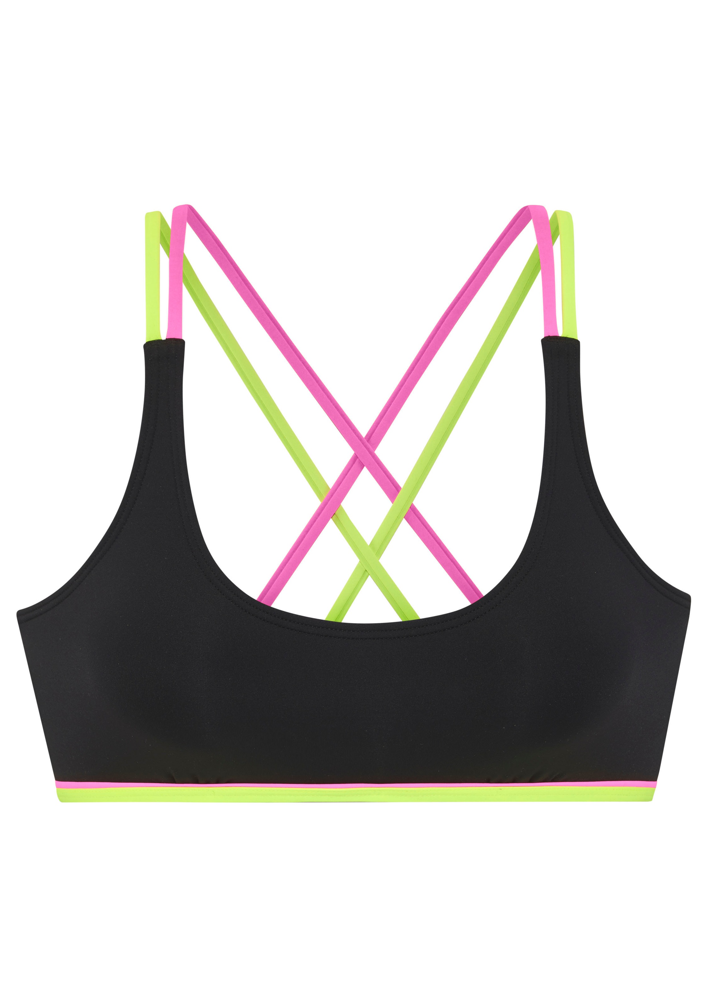 Buffalo Bustier-Bikini-Top "Pop", Mit gekreuzten Trägern im Rücken günstig online kaufen