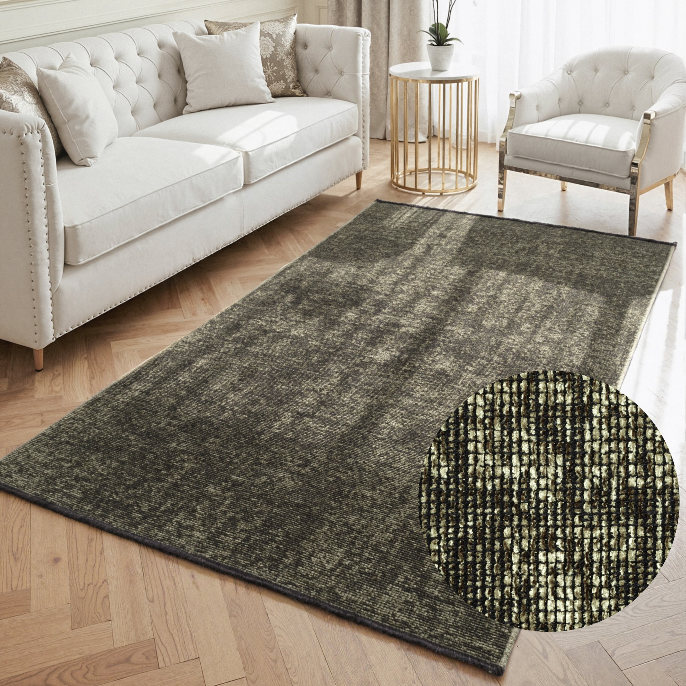 ELLE DECORATION Teppich "Prisma" rechteckig 5 mm Höhe Glanz-Effekt, Karo De günstig online kaufen