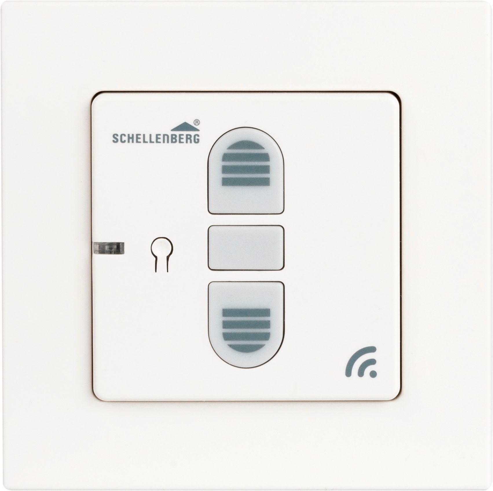 SCHELLENBERG Rollladen-Funksteuerung "Unterputz, Smart Home Funk-Rollladenschalter", B:8cm H:8cm, weiß, Funksteuerungsmodule, zur Funk-Nachrüstung