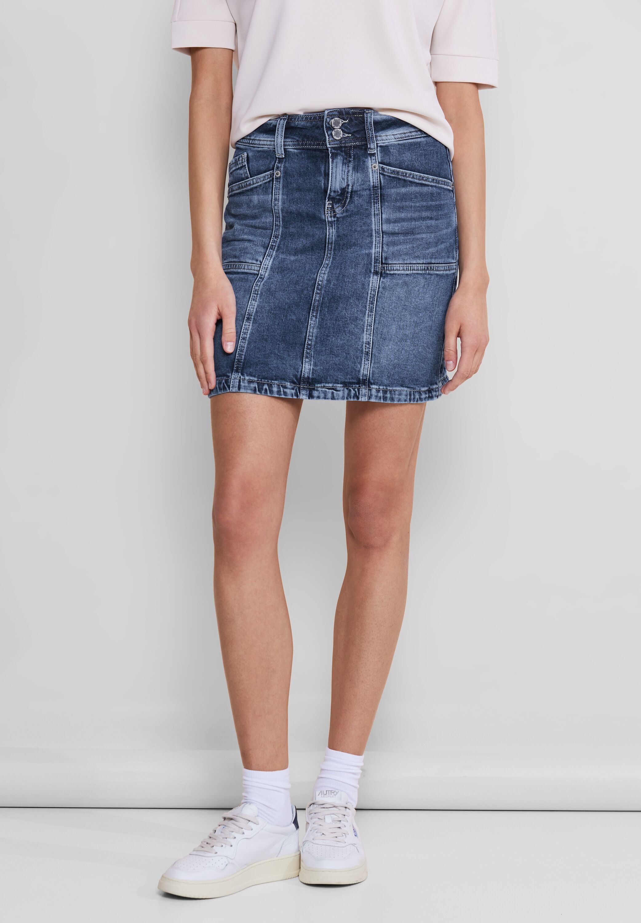 STREET ONE Minirock, High Waist günstig online kaufen