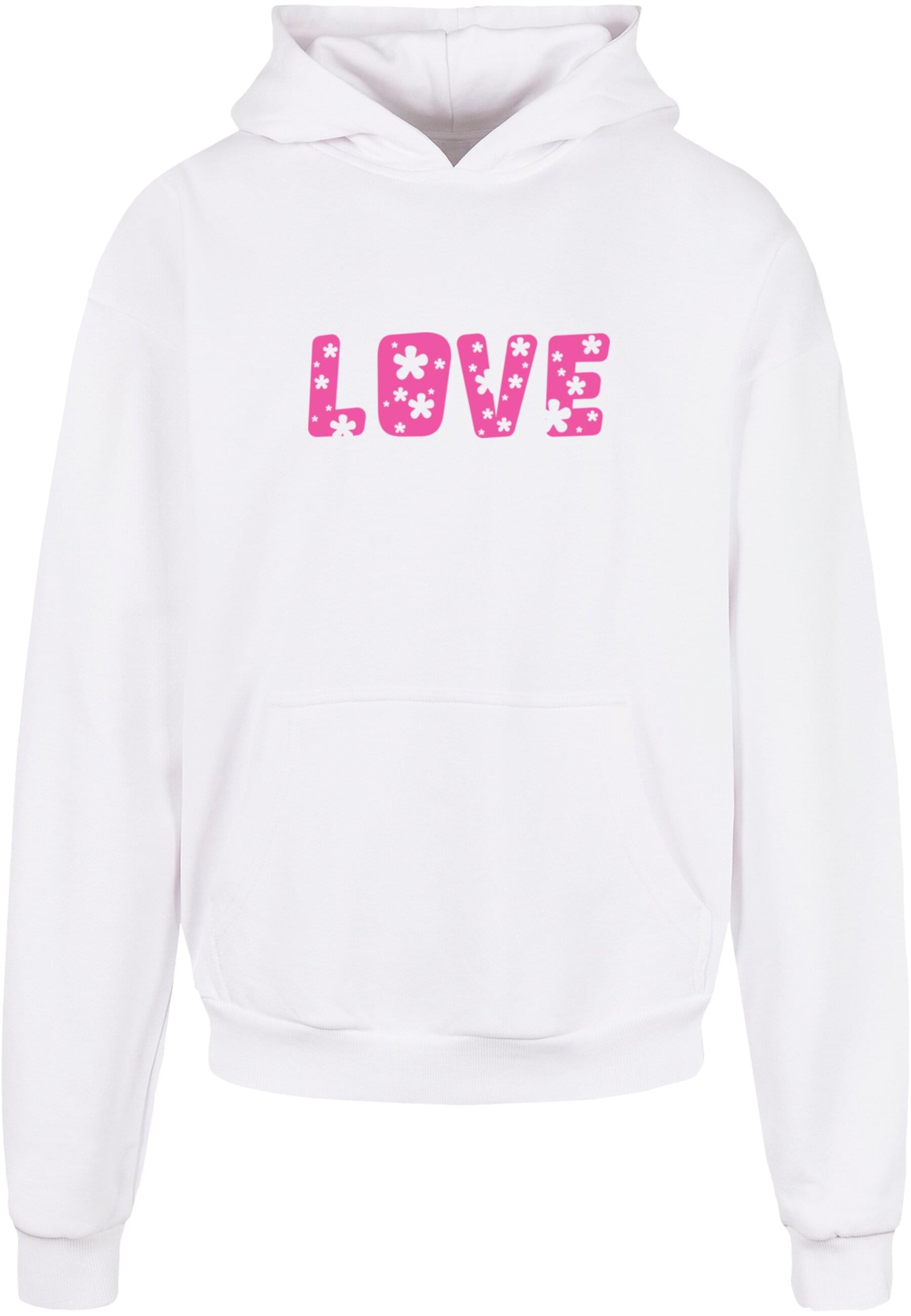 Merchcode Kapuzensweatshirt "Merchcode Herren Valentines Day - Flowers Love Ultra Heavy Hoody"