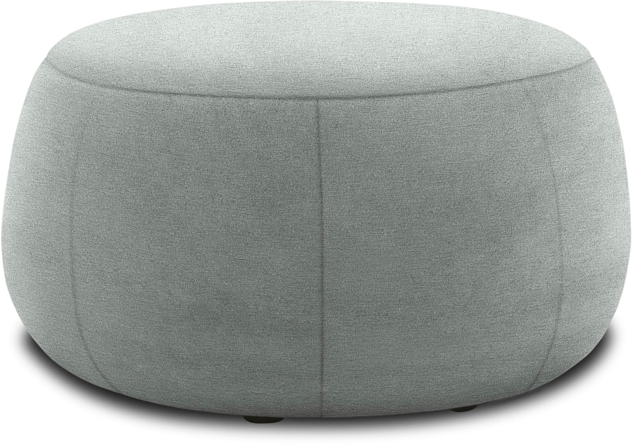 DOMO collection Hocker "800012 elegant und zeitlos, Solitär, bequem, B/T 75/75cm" Hocker rund gepolstert
