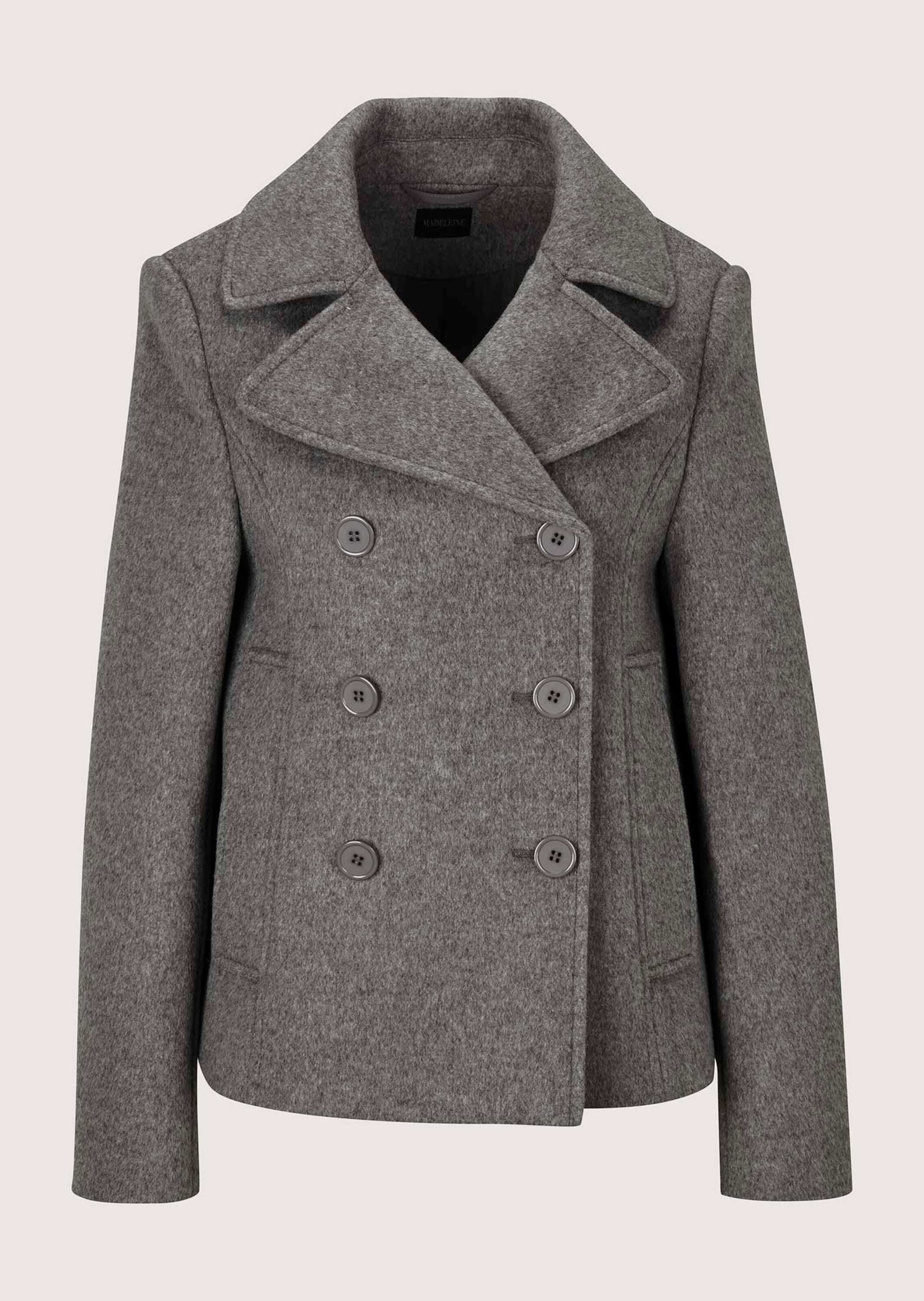MADELEINE Kurzjacke "Caban Elegante Caban-Jacke mit Taschen" Cabanjacke