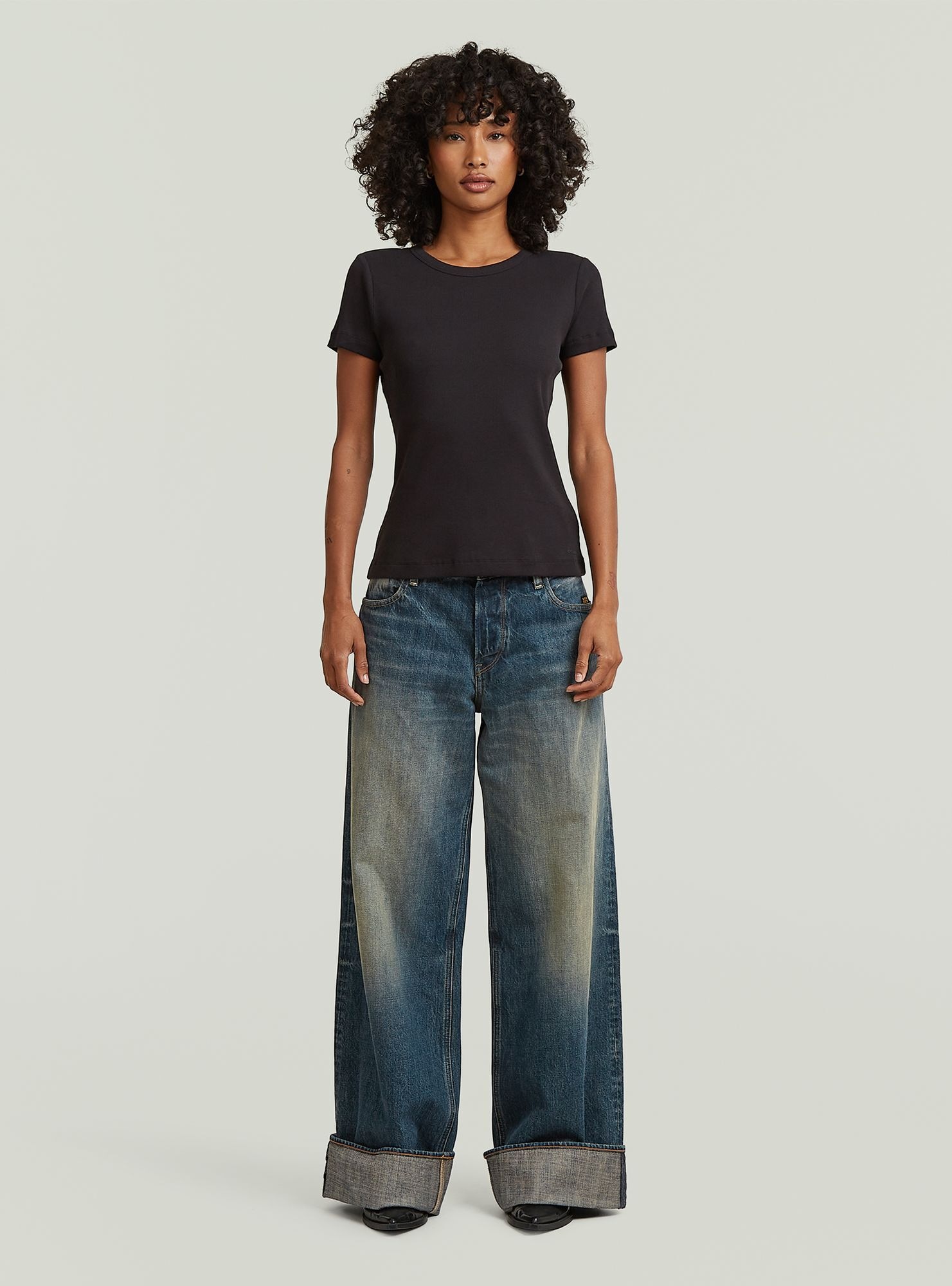 G-STAR T-Shirt »Slim Rib T-Shirt«