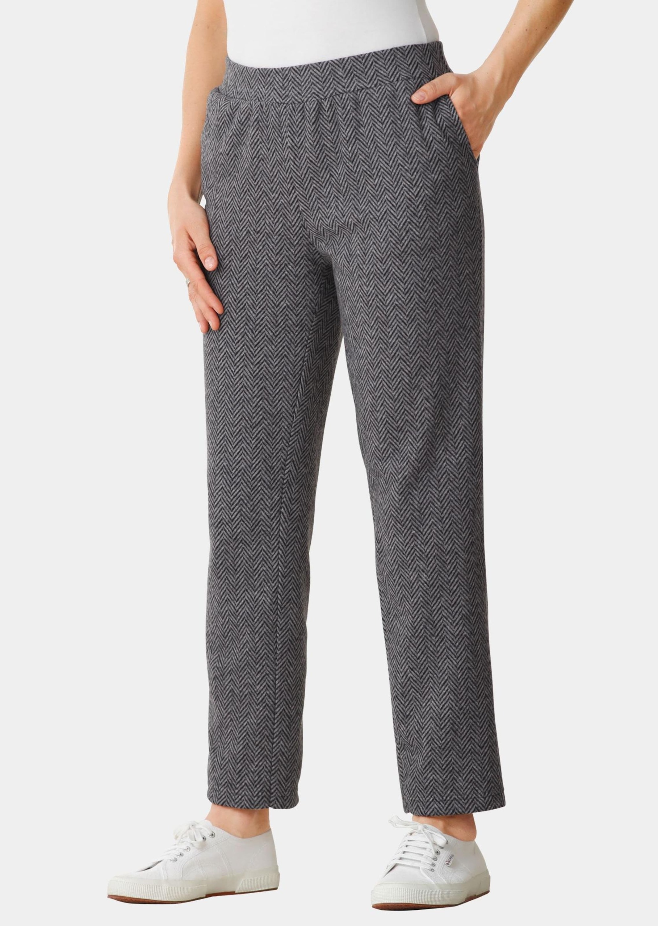 GOLDNER 2-in-1-Hose "Kurzgröße Kuschelige Flausch-Freizeithose" günstig online kaufen