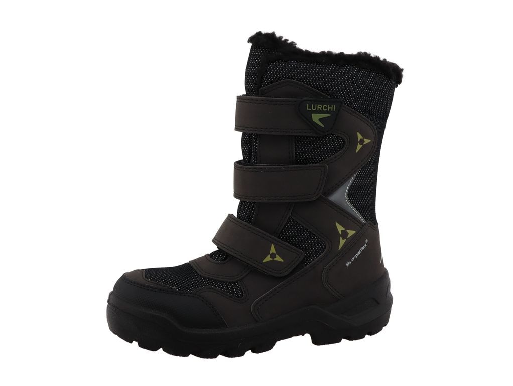 LURCHI Mädchen Winterstiefel "Kord SYMPATEX", Gr. 39anthrazit, Lederimitat, Textil, Schuhe, Klettstiefel mit SYMPATEX, Größenschablone zum Download