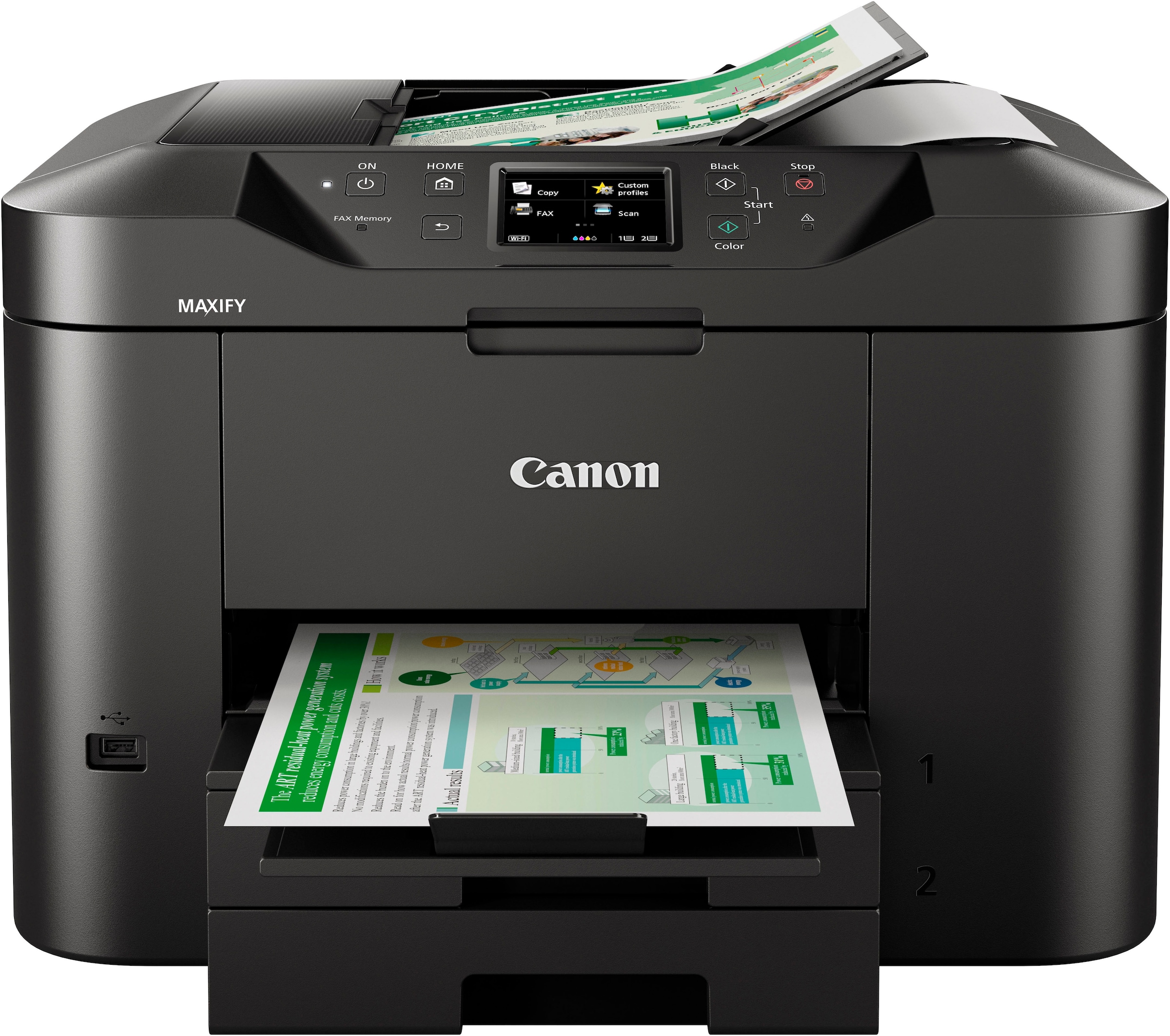 Canon Multifunktionsdrucker »MAXIFY MB2750«, Farb-Multifunktionssystem für das Home Office