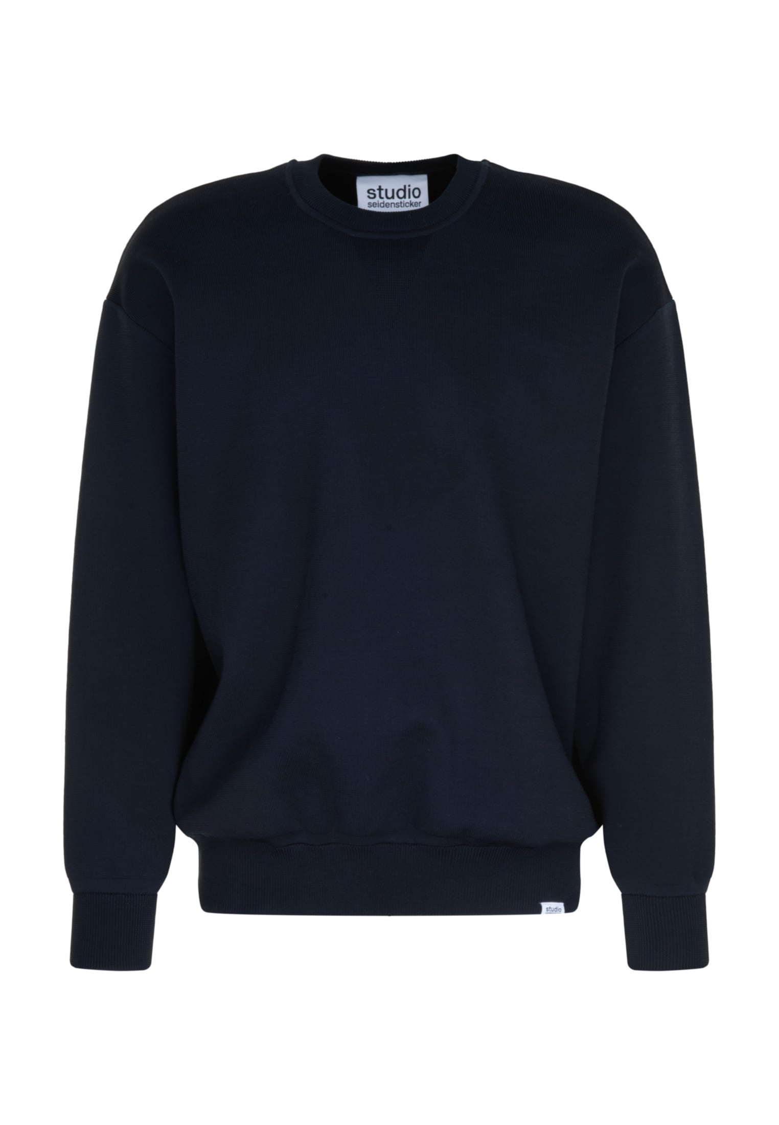 studio seidensticker Strickpullover »Studio«, Langarm Rundhals Uni