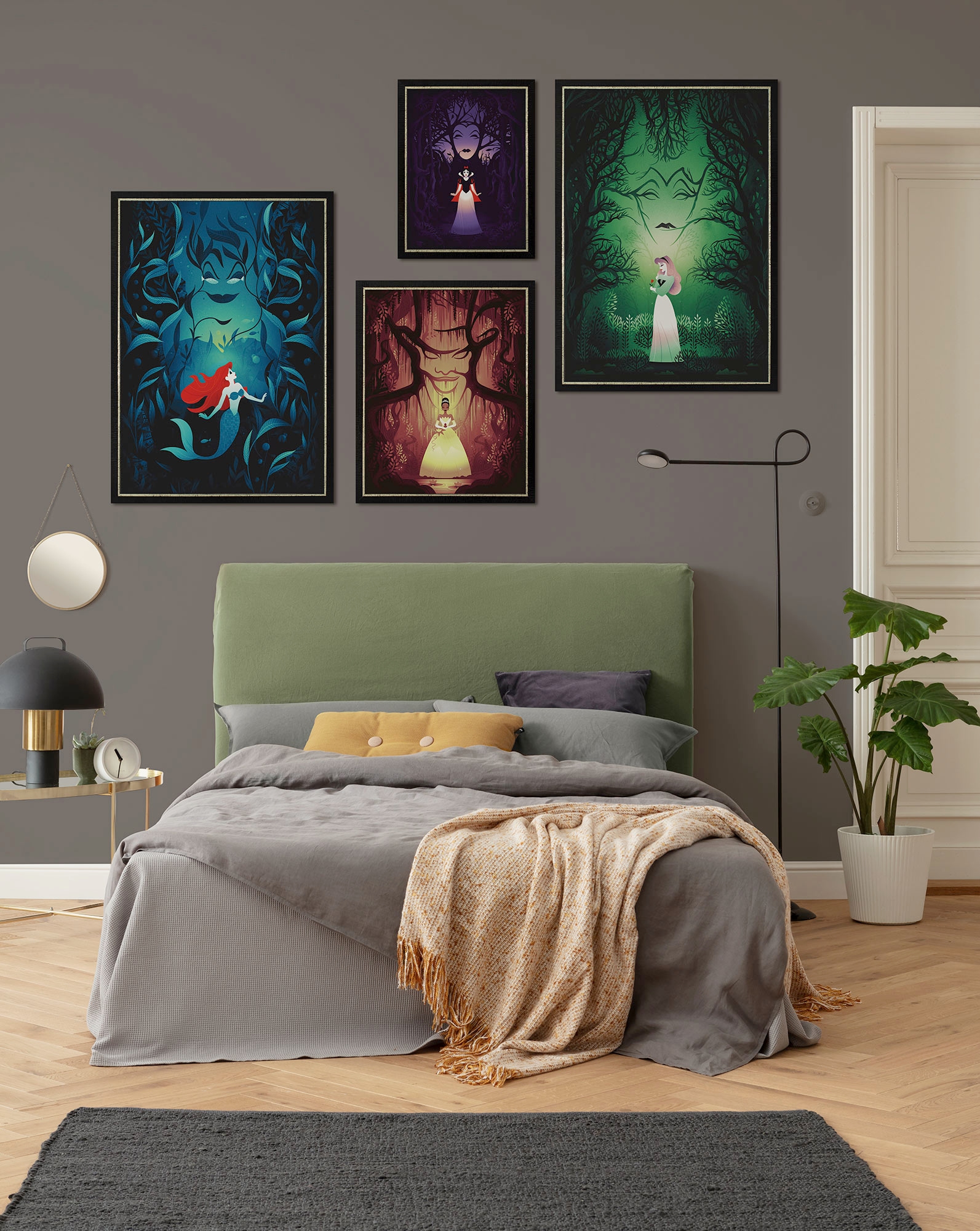 Komar Wandbild »Disney Ariel Ursula«, Disney, (Set, 1 St.), 40 x 50 cm (Breite x Höhe) - Kinderzimmer, Dekoration