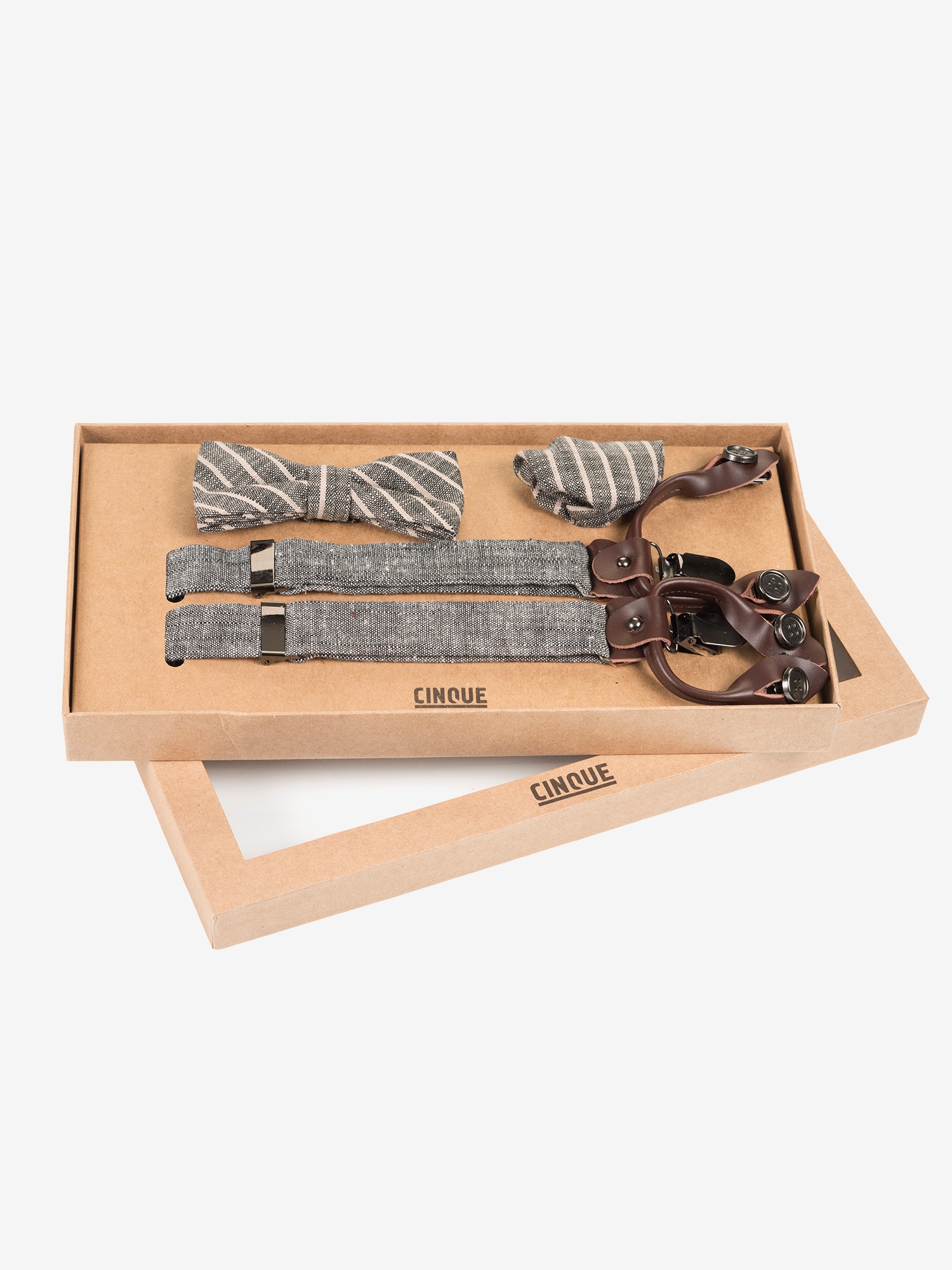 Cinque Hosenträger, (Set), mit Streifen-Muster