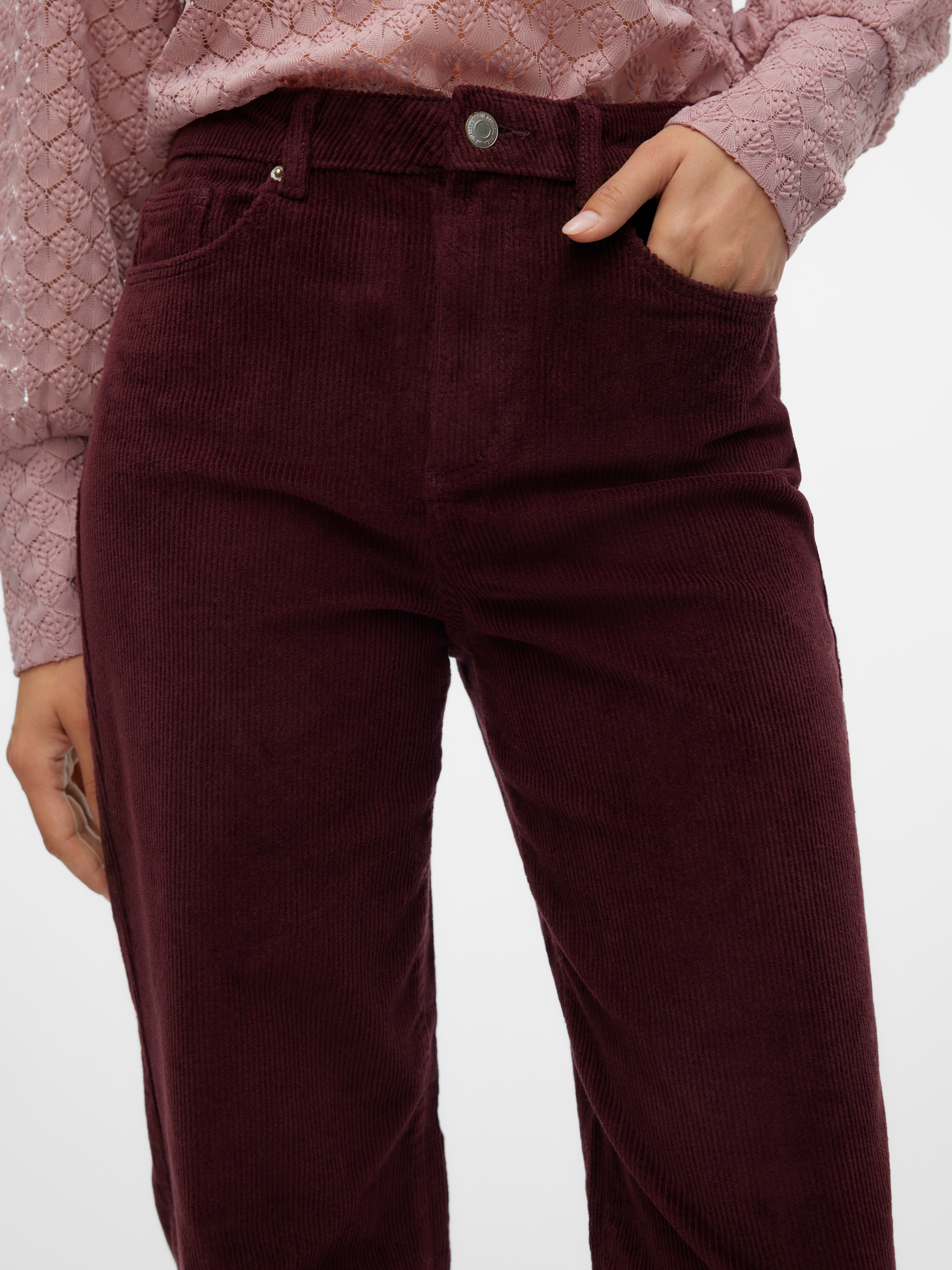Thumbnail - Vero Moda Cordhose "VMTESSA HR WIDE CORDUROY PANTS GA NOOS"