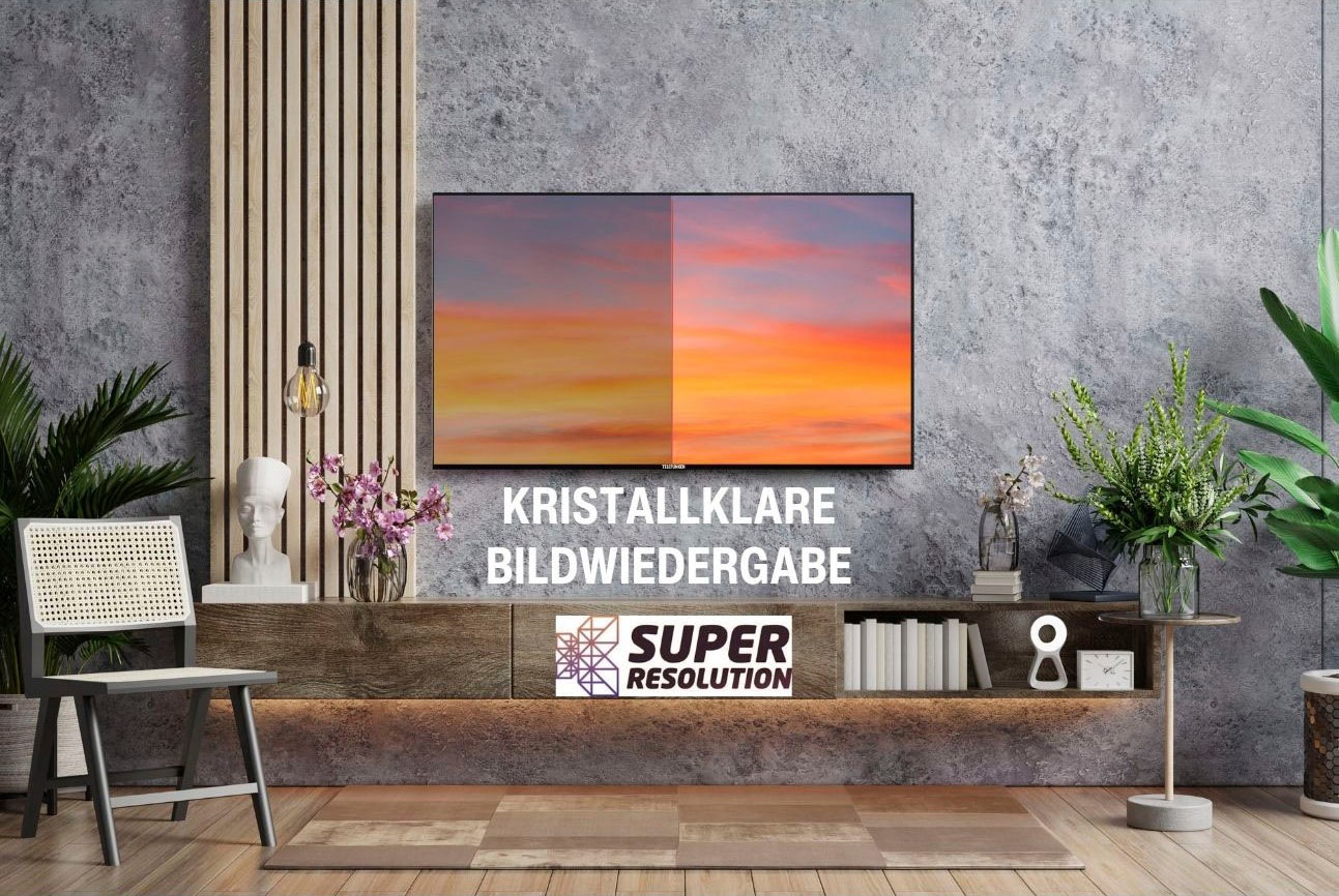Telefunken QLED-Fernseher »D50Q660M2CW«, 4K Ultra HD, Smart-TV