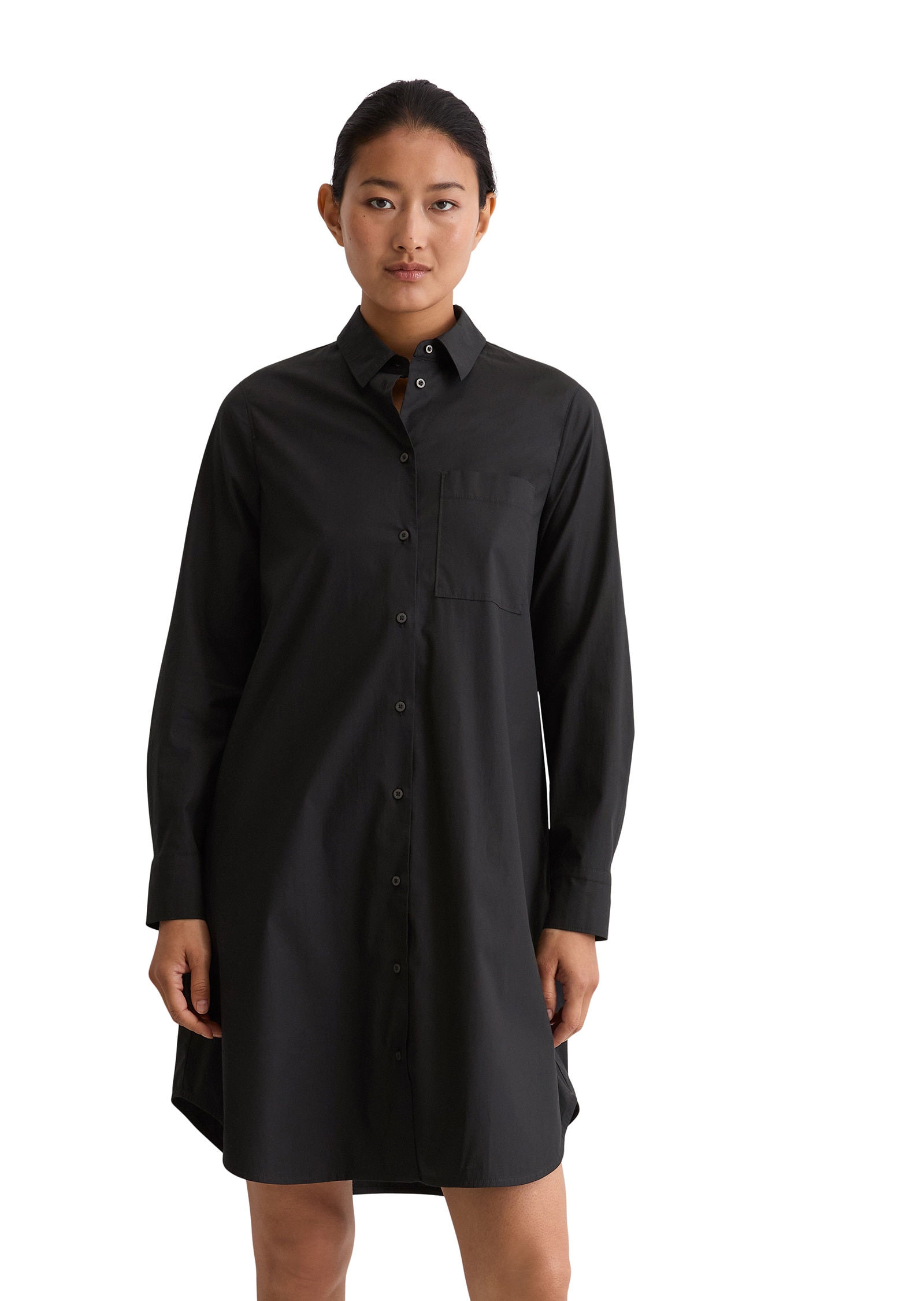 Marc OPolo Hemdblusenkleid "aus Baumwoll-Stretch" günstig online kaufen