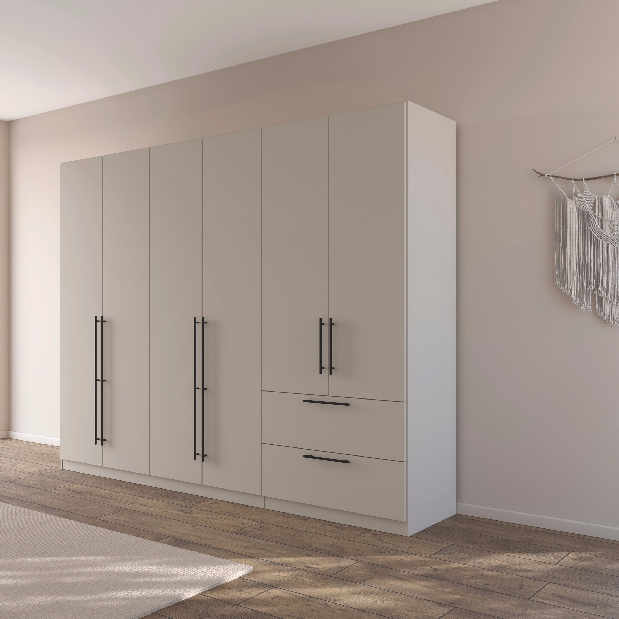 Thumbnail - rauch Kleiderschrank "Drehtürenschrank Schrank Garderobe Wäscheschrank Schlafzimmer AVOLA" in 3 verschiedenen Ausstattun...