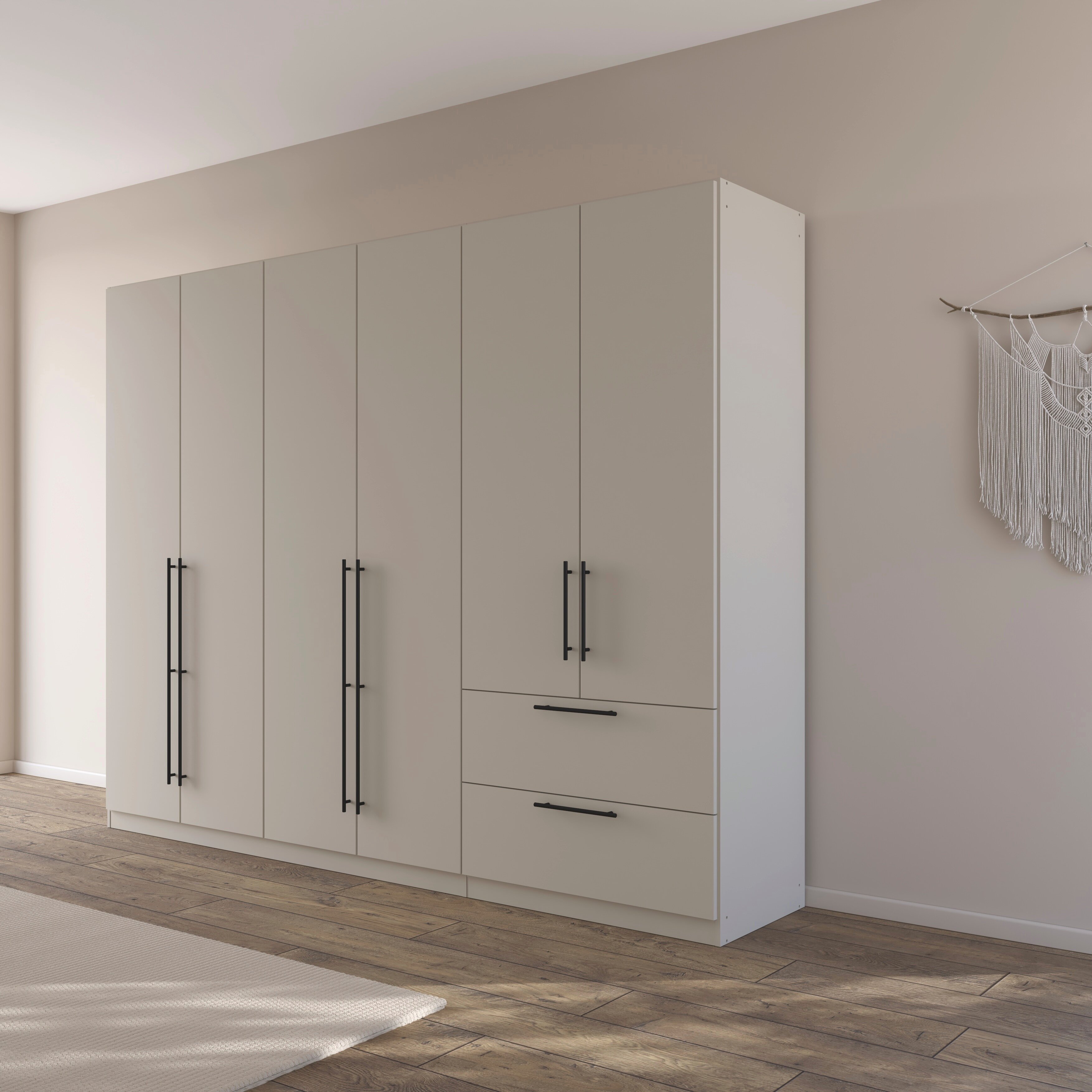 Thumbnail - rauch Kleiderschrank "Drehtürenschrank Schrank Garderobe Wäscheschrank Schlafzimmer AVOLA" in 3 verschiedenen Ausstattun...