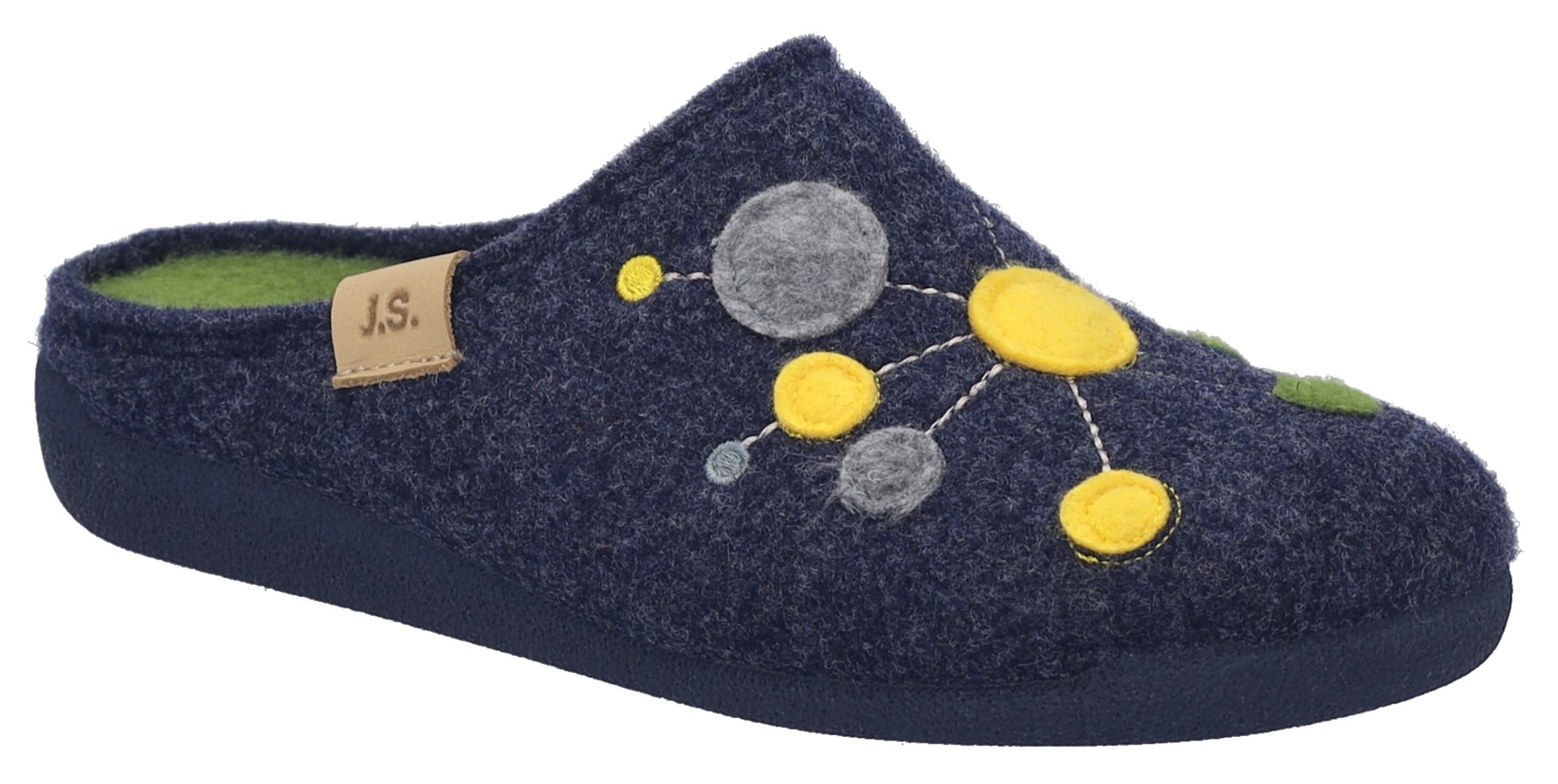 Josef Seibel Hausschuh "Cara 02", Pantoffel, Slipper mit bunter Verzierung günstig online kaufen