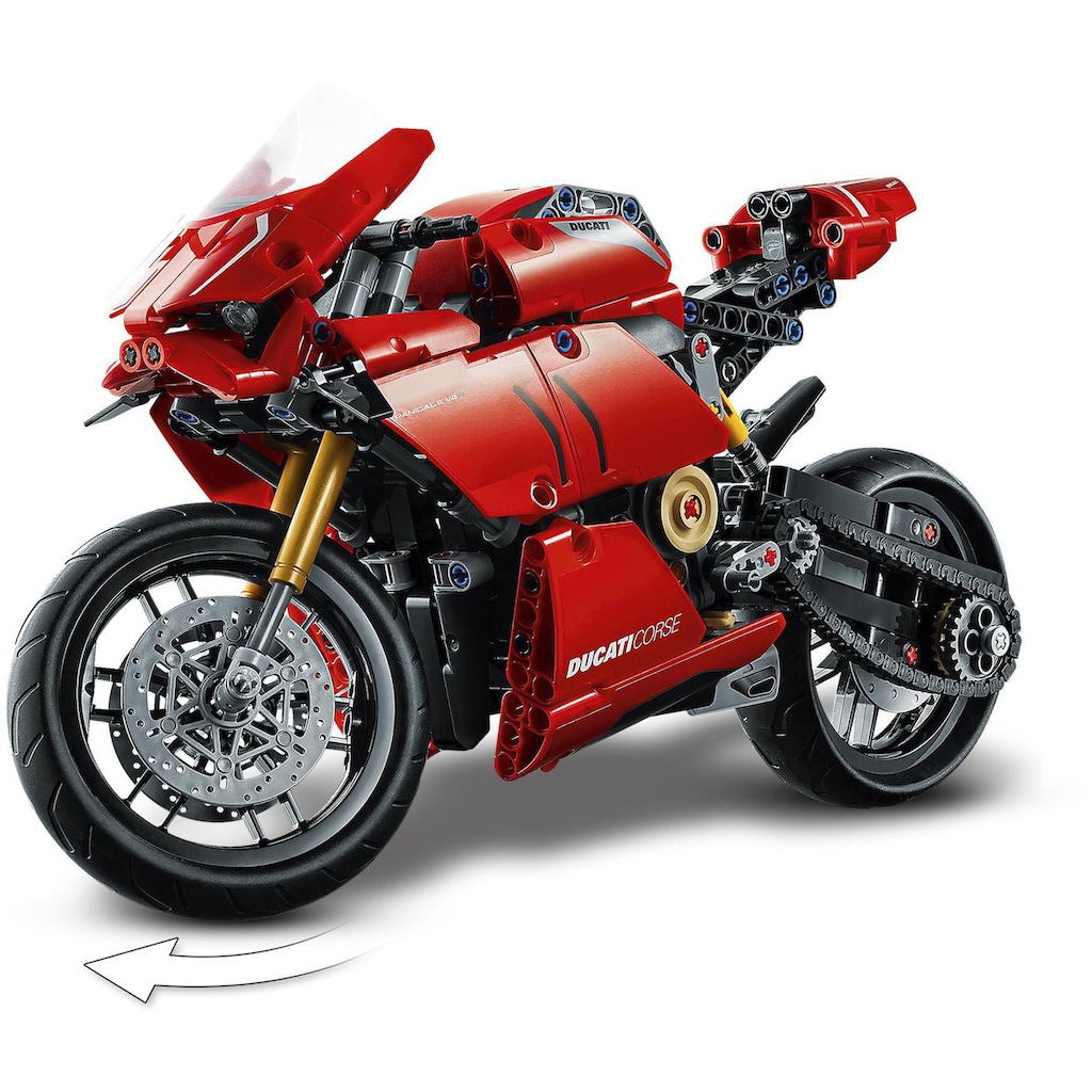 LEGO® Konstruktionsspielsteine »Ducati Panigale V4 R (42107), LEGO® Technic«, (646 St.), Made in Europe