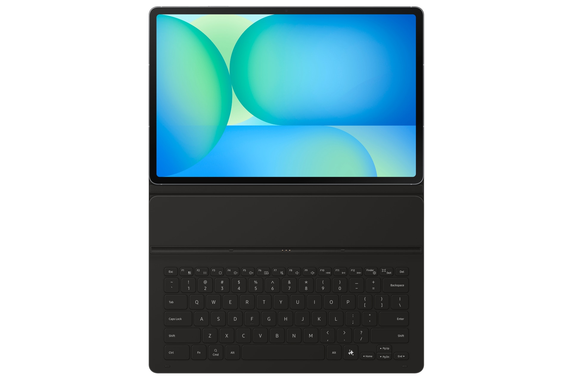 Samsung Tablet-Tastatur »Book Cover Keyboard Slim für Galaxy Tab S10 FE+«, (Funktionstasten)
