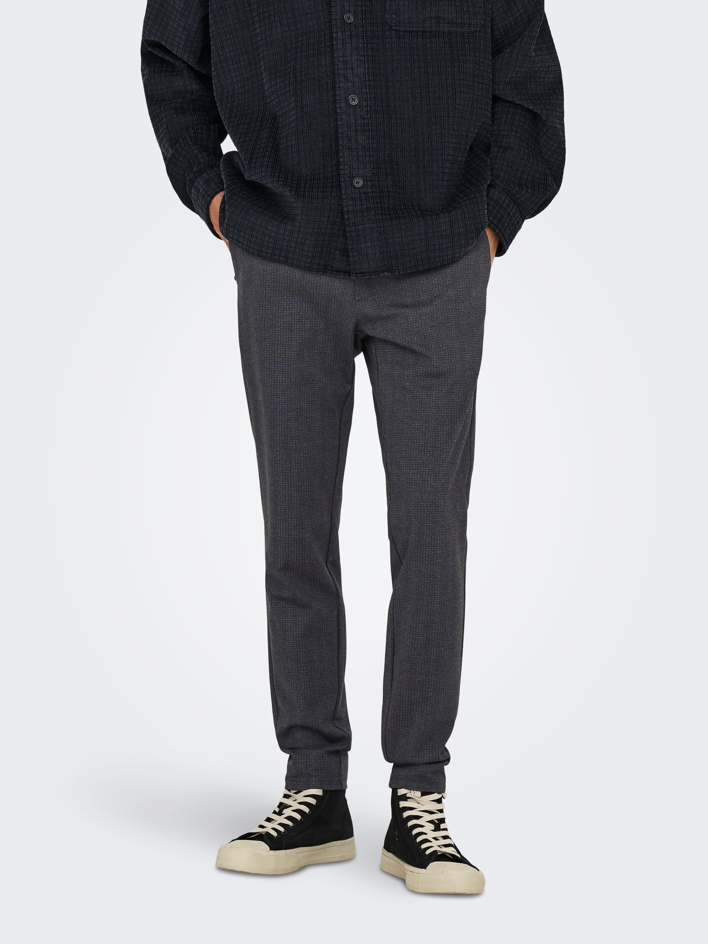 ONLY & SONS Chinos "ONSMARK SLIM CHECK 020960 PANT" günstig online kaufen