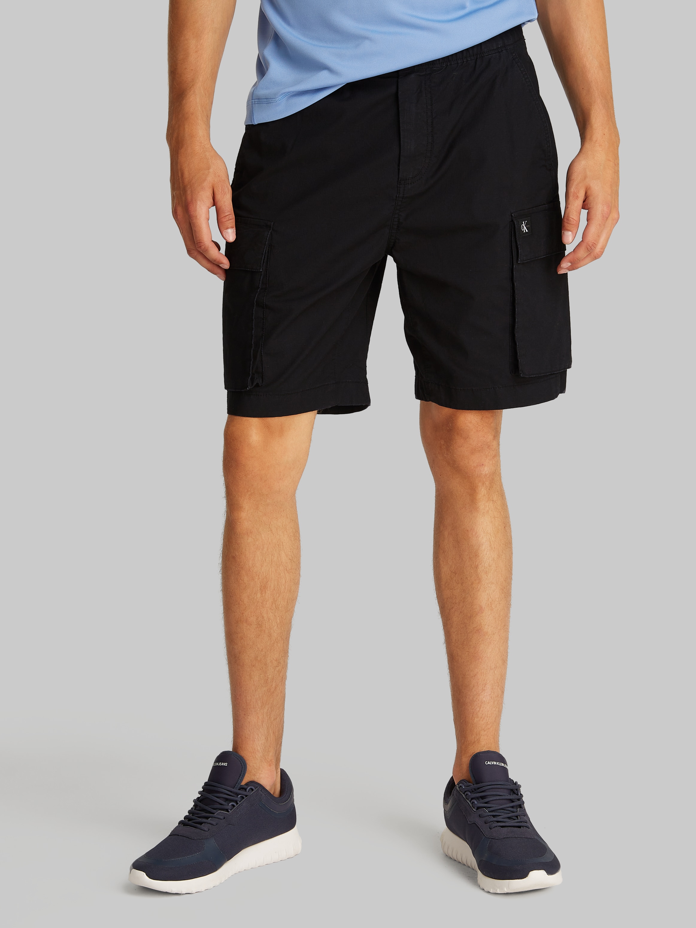 Calvin Klein Jeans Cargoshorts "WASHED CARGO SHORT", in gewaschener Optik