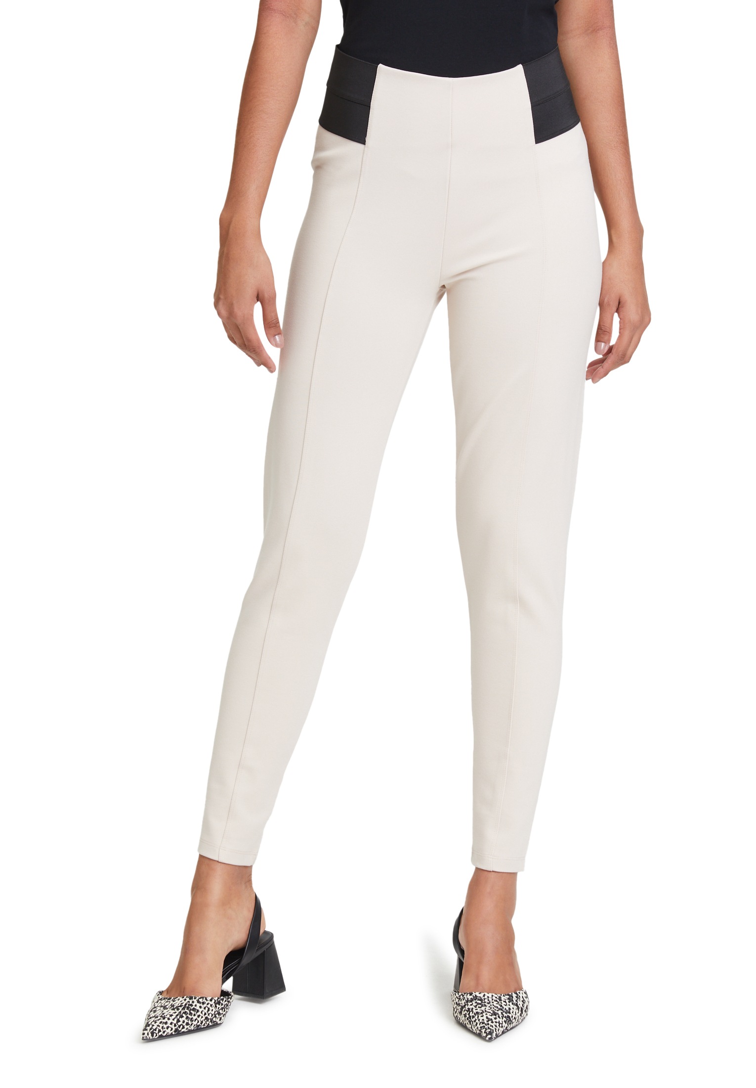 Betty Barclay Stoffhose "Betty Barclay Basic-Hose mit elastischem Bund", Bunddetail