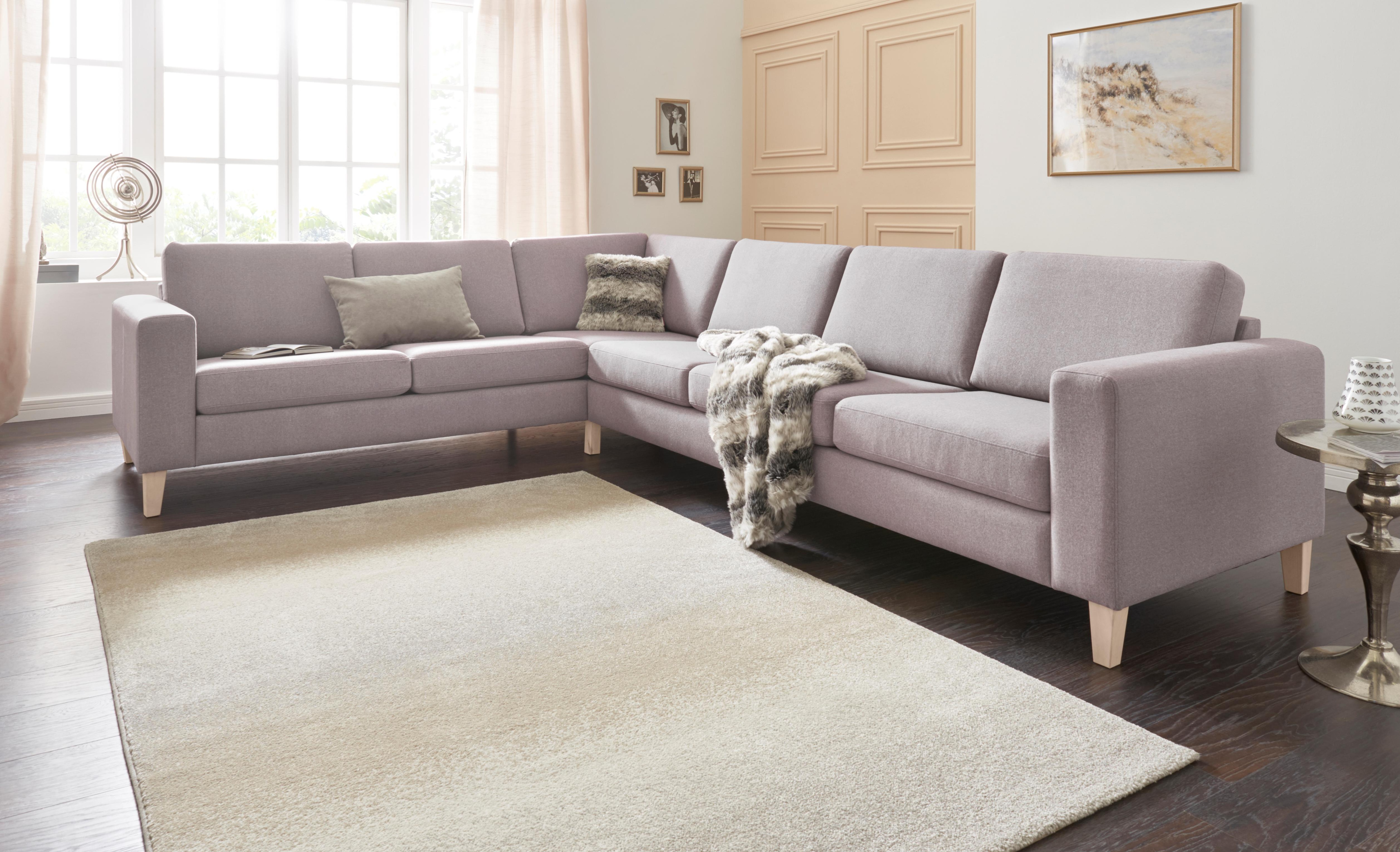 OTTO home Ecksofa "Terra L-Form" mit Wellenunterfederung, langer Schenkel links oder rechts montierbar