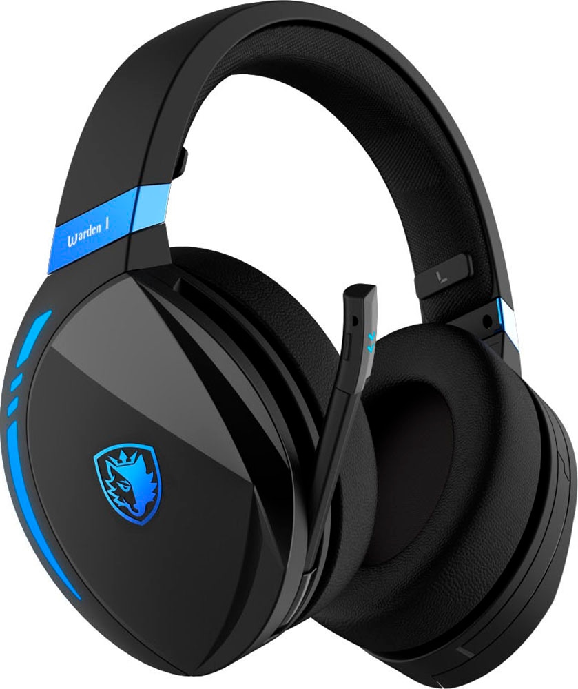 Gaming-Headset »SADES Warden I SA-201 Gaming Headset, Wireless, schwarz/blau, USB«,...