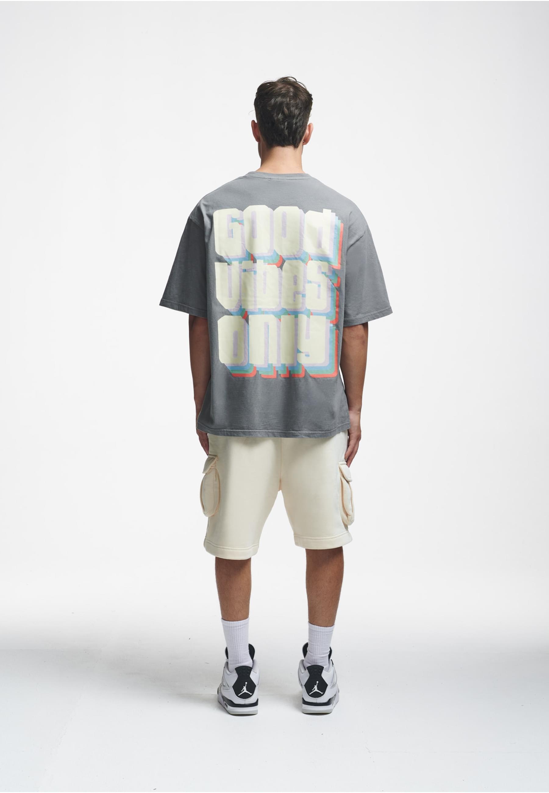 2Y Studios T-Shirt »2Y Studios Herren 2Y Good Vibes Only Oversize Tee«, (1 tlg.)