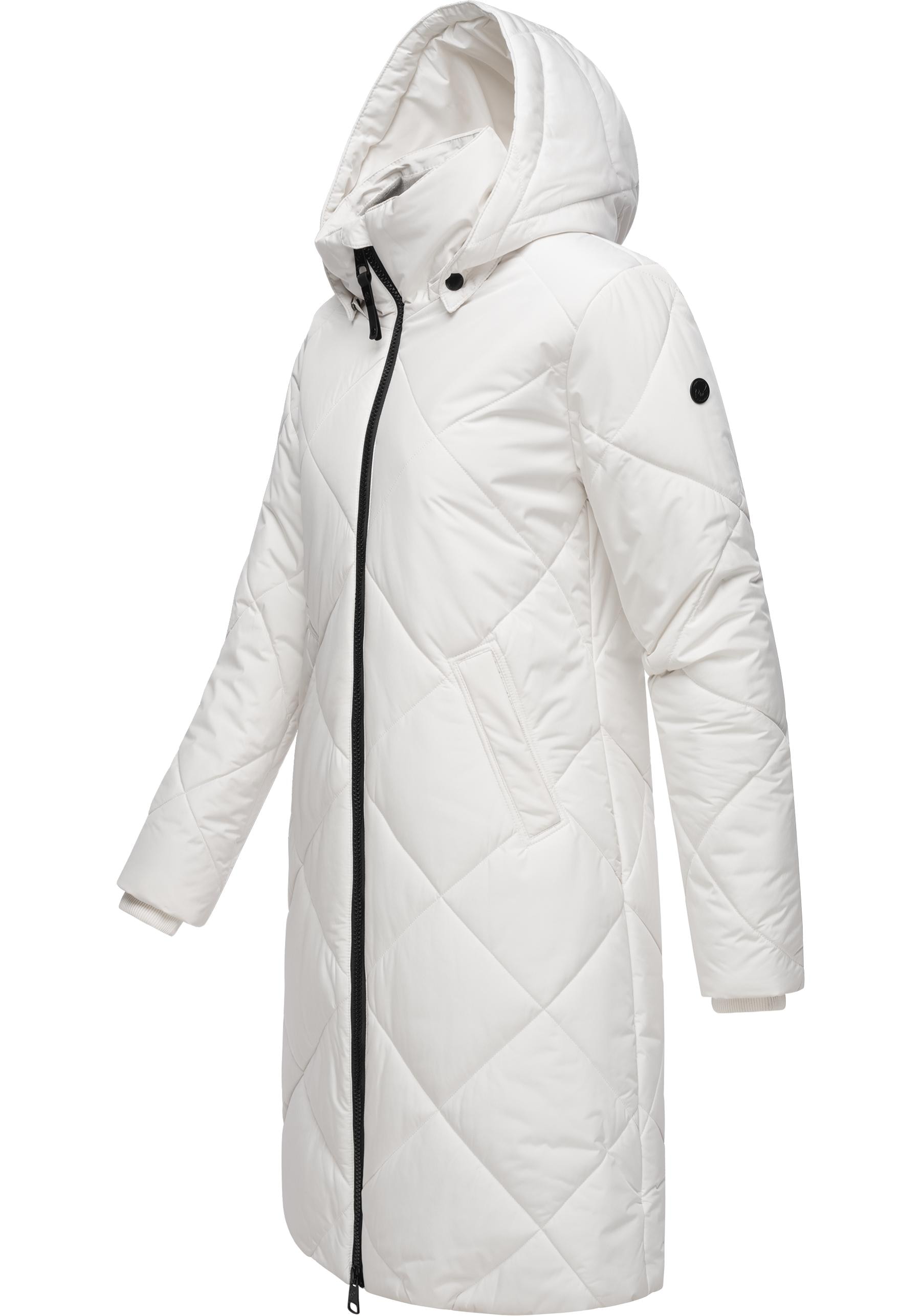 Ragwear Steppmantel »Rebela«, stylischer Winterparka mit abnehmbarer Kapuze