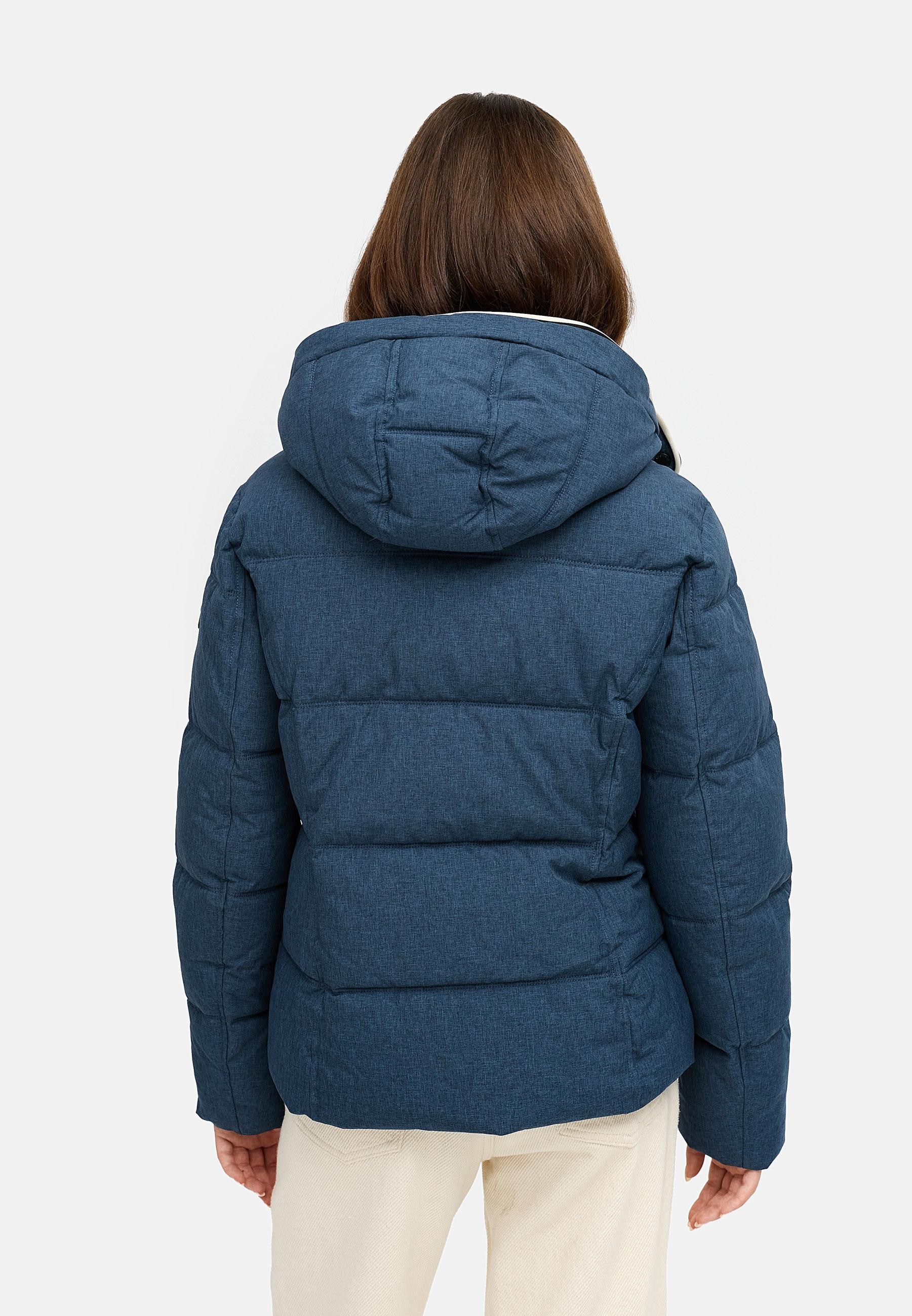 Ragwear Winterjacke »Gleama Melange YOUMODO«, mit Kapuze, Wasserdichte Steppjacke mit abnehmbarer Kapuze