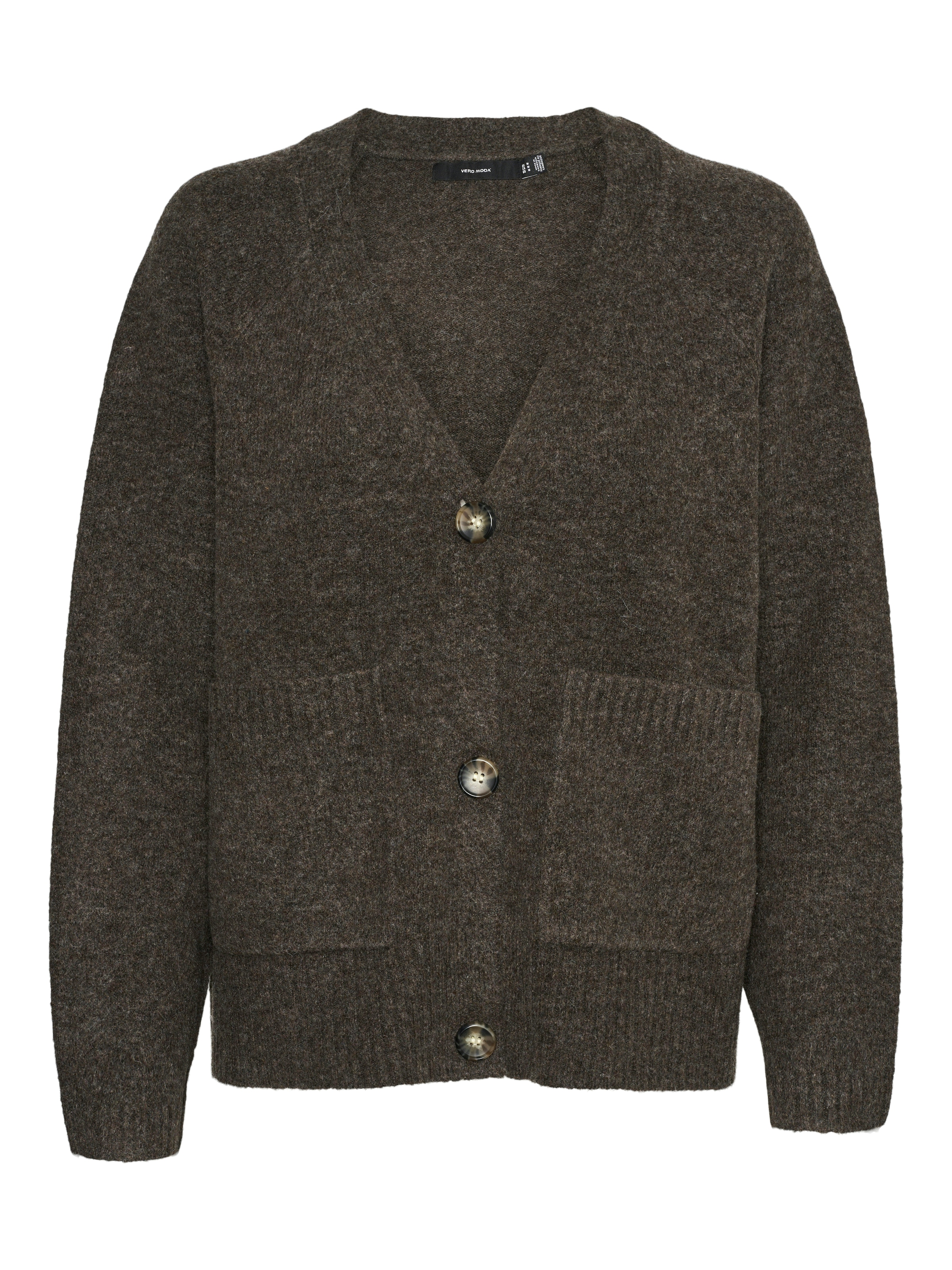 Vero Moda Strickjacke "VMBOOM LS V-NECK BUTTON CARDIGAN GA NOOS" günstig online kaufen