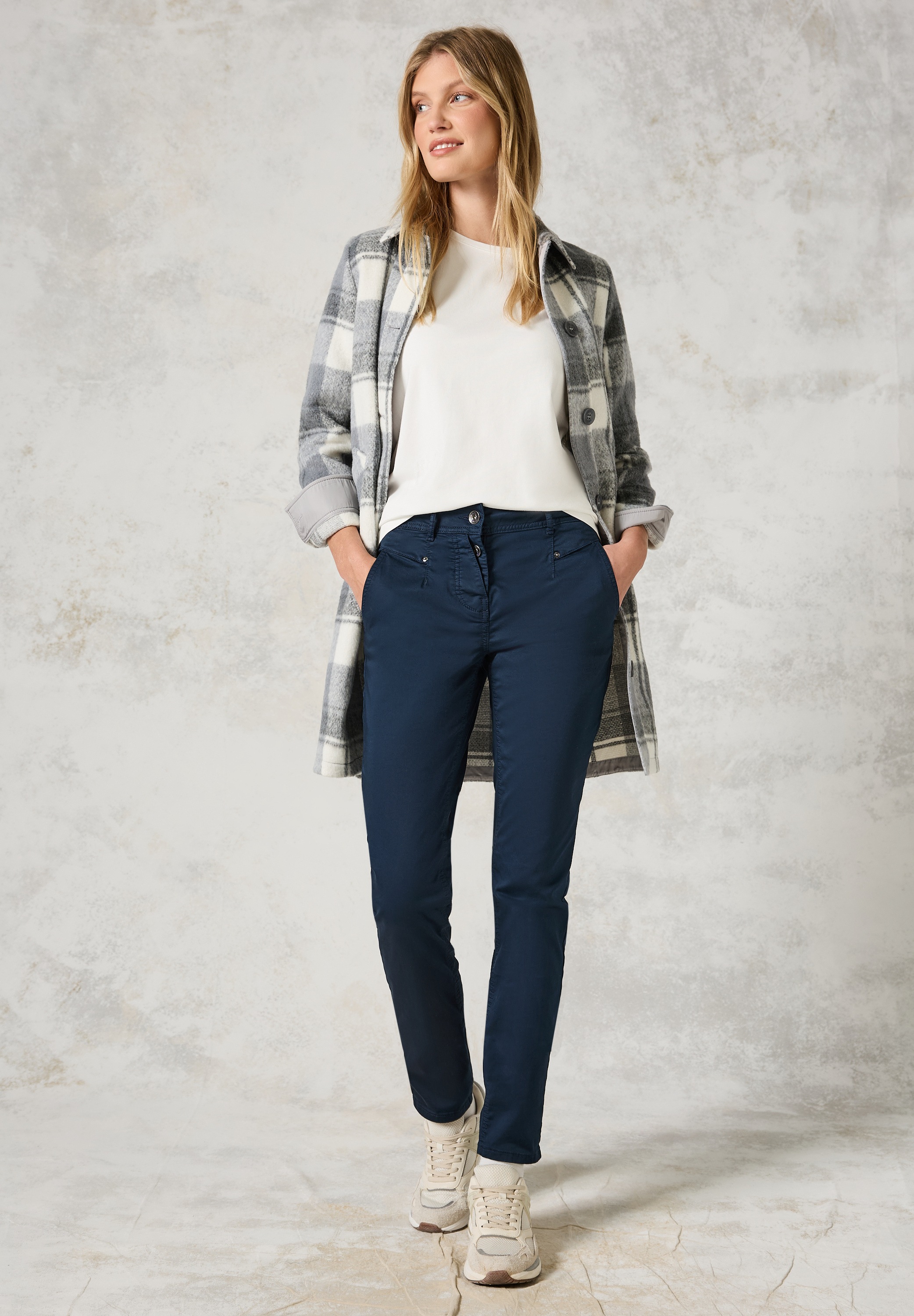Cecil Boyfriend-Hose, 4-Pocket Style