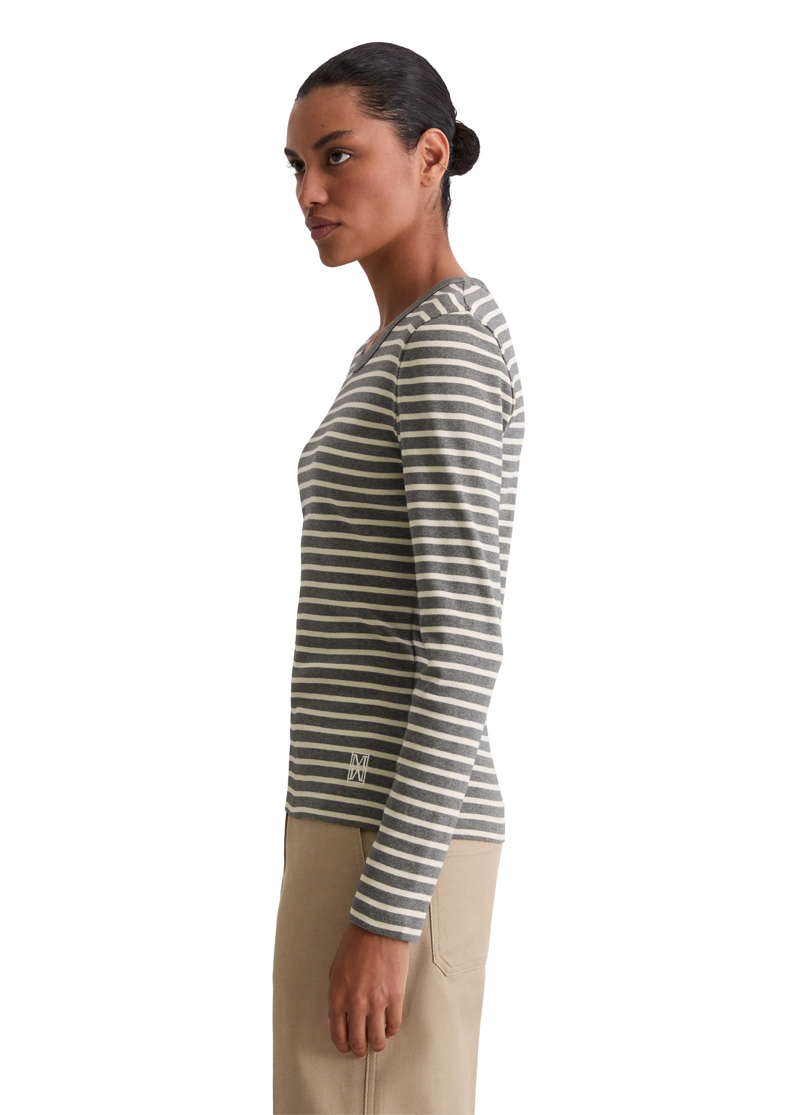 Marc O'Polo Langarmshirt »aus reiner Bio-Baumwolle«