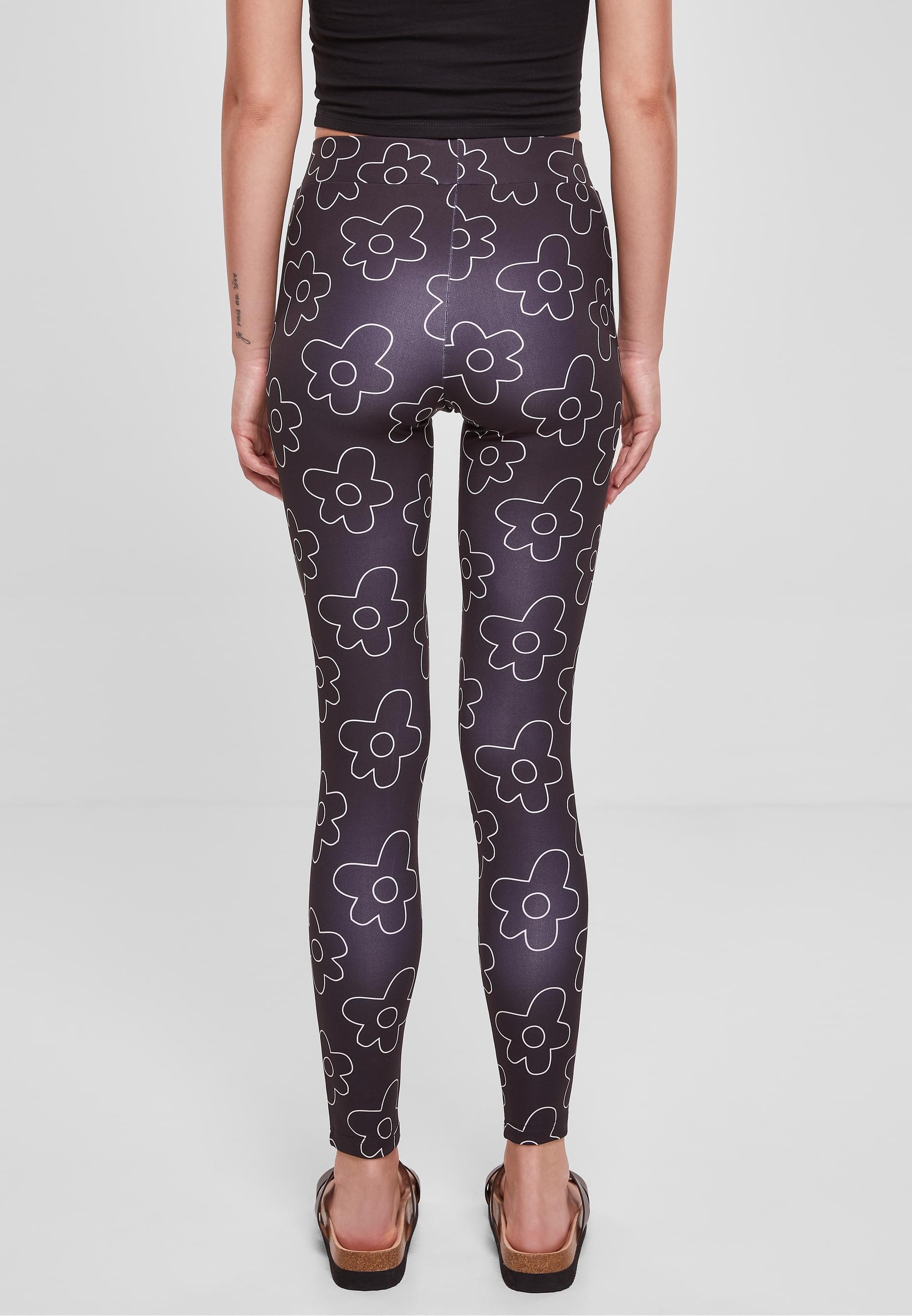 URBAN CLASSICS Leggings »Urban Classics Damen Ladies Tech Mesh AOP Leggings«, (1 tlg.)