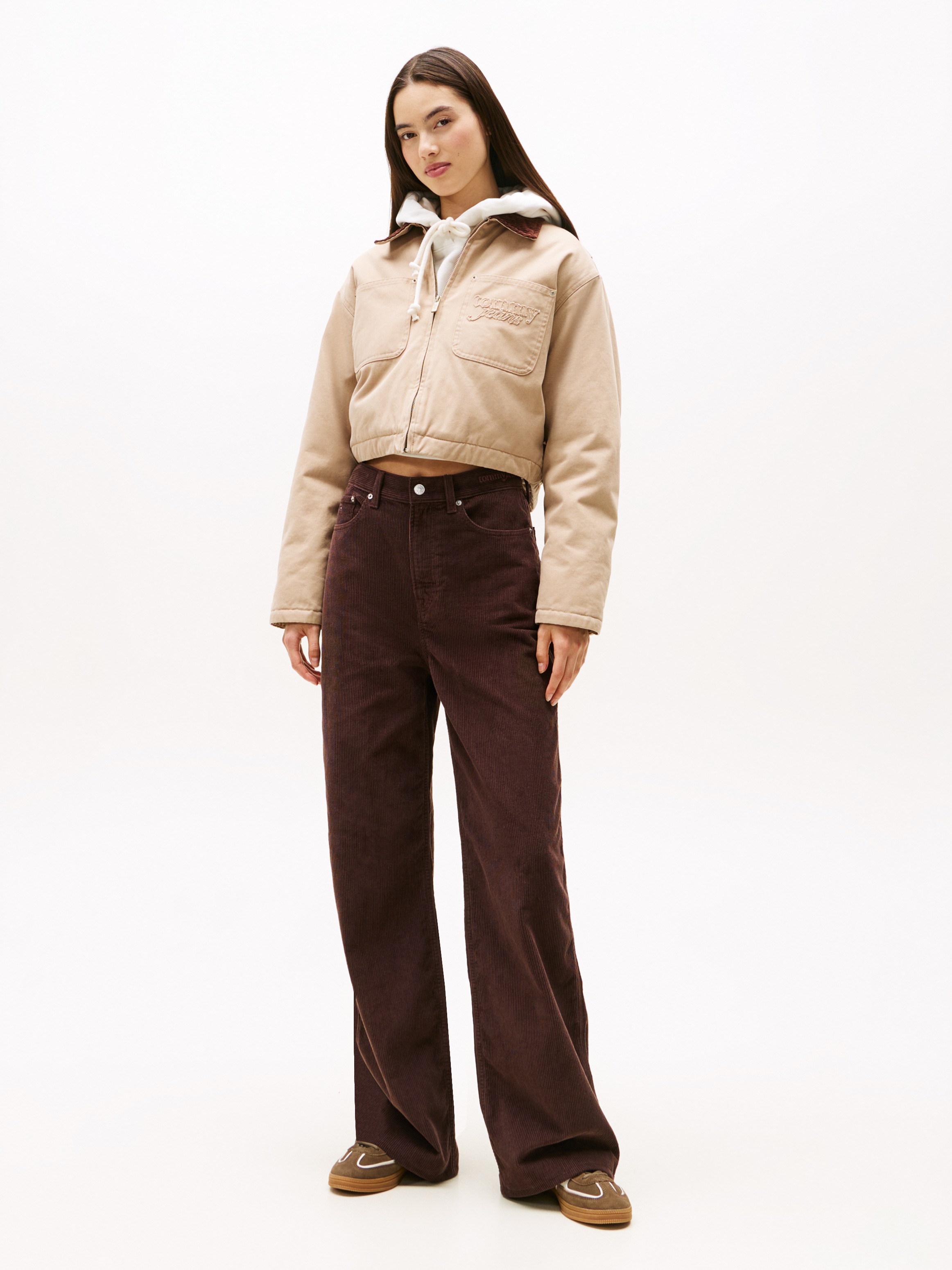 Thumbnail - Tommy Jeans Cordhose "TJW CLAIRE HR WIDE CORD"