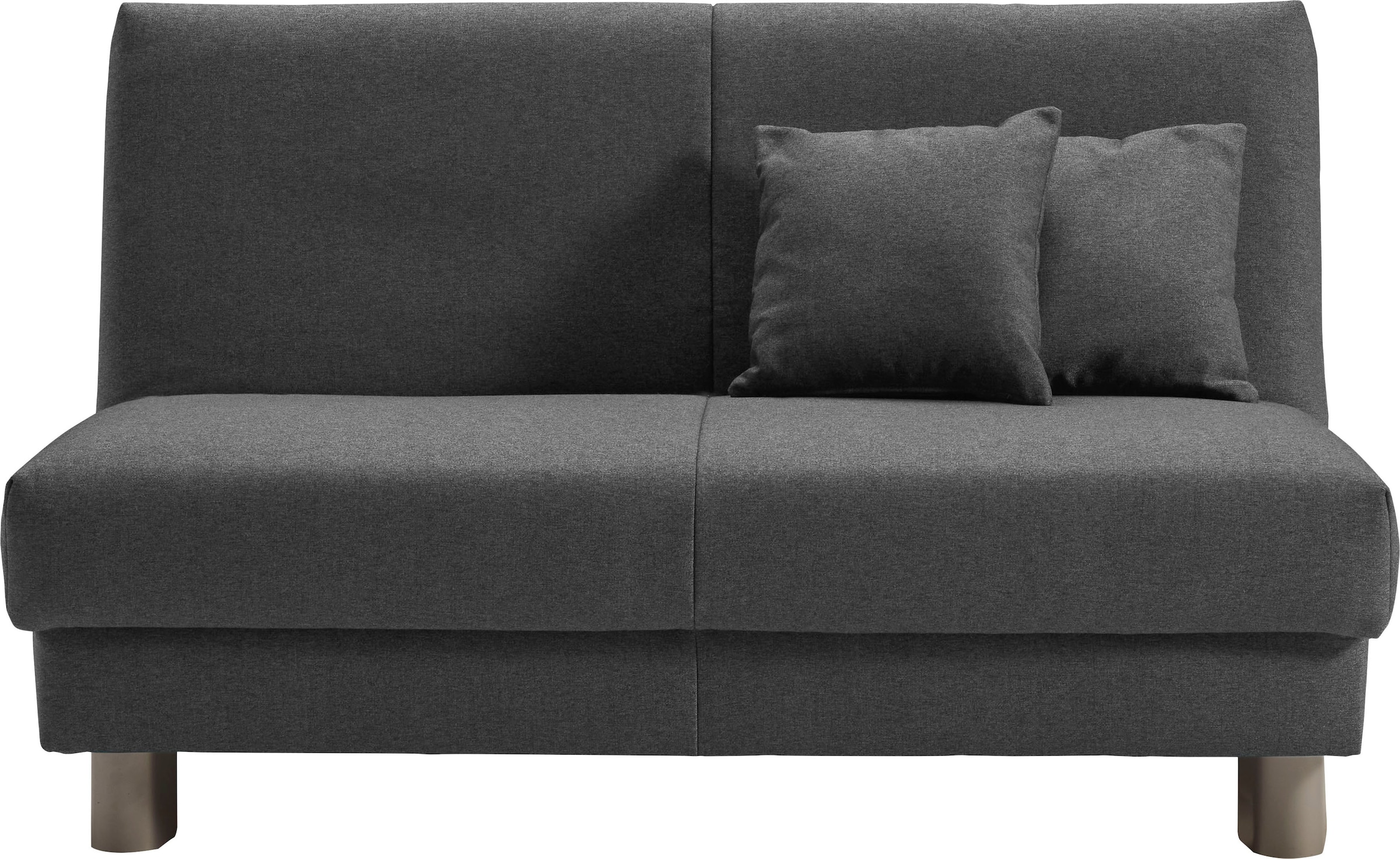 ell + ell Schlafsofa "Enny", Liegefläche Breite 120 oder 140 cm, Liegehöhe 40 cm, Füße alufarben