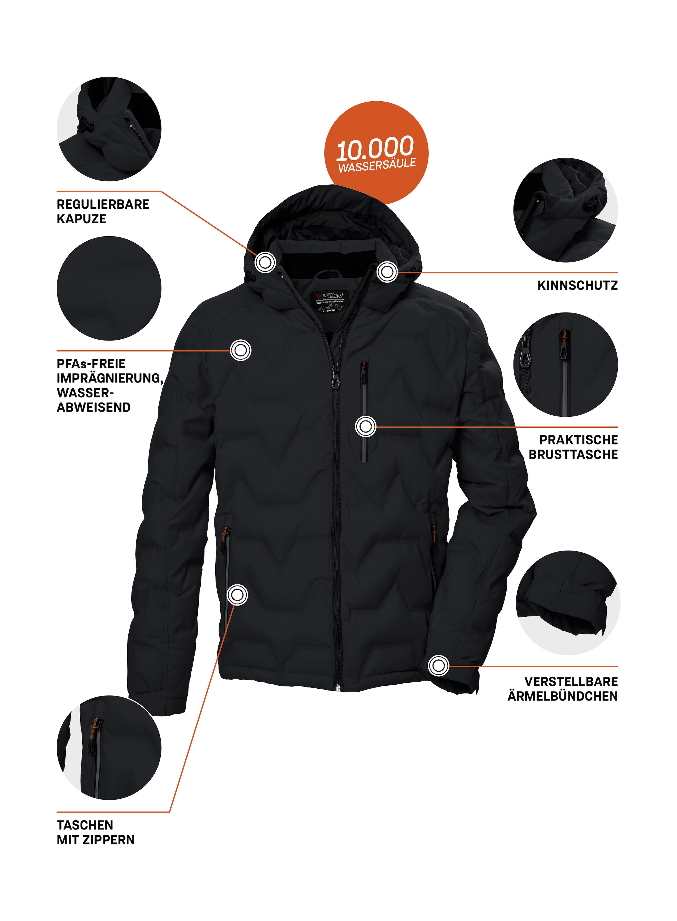 Killtec Steppjacke »KOW 60 MN QLTD JCKT«