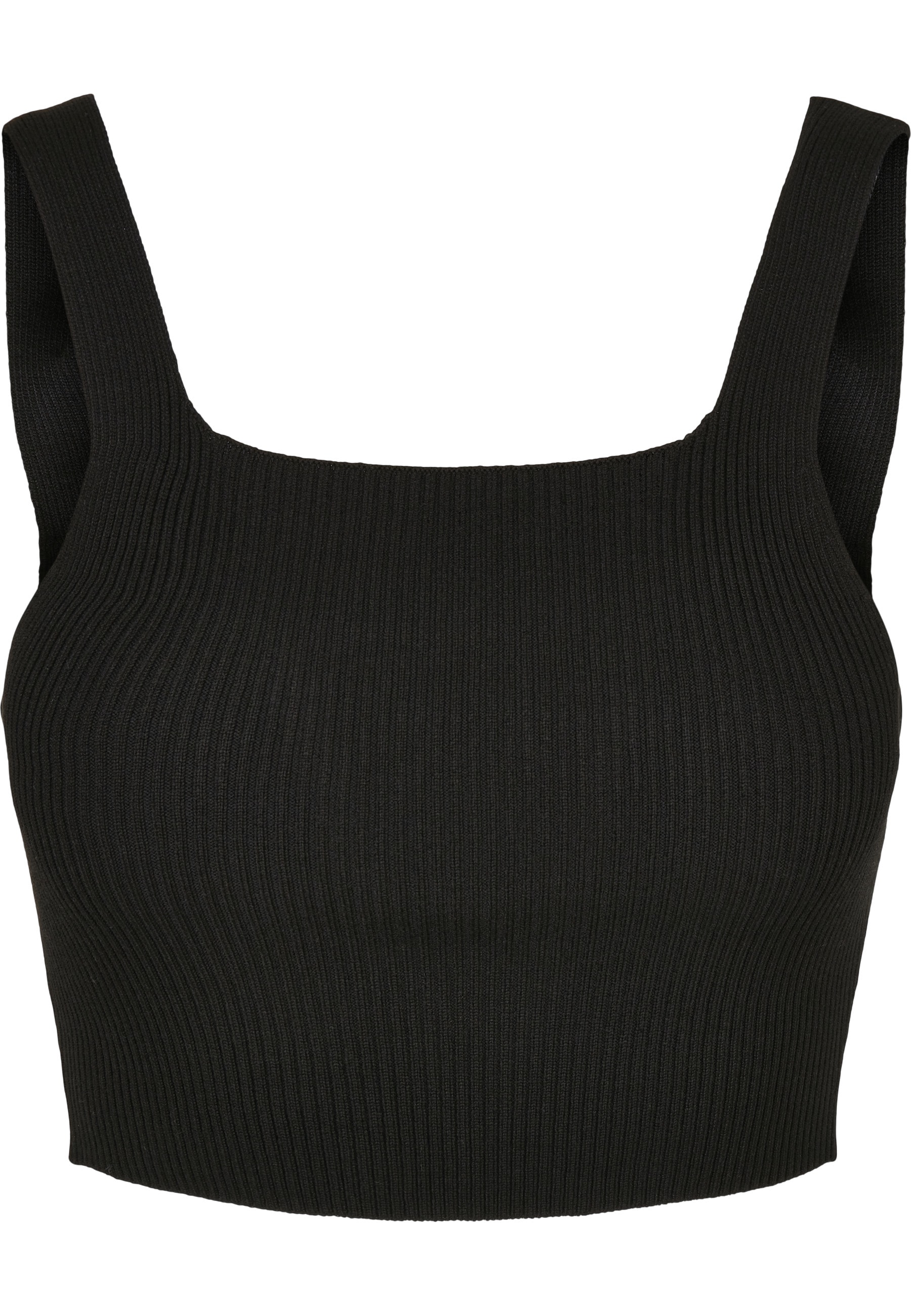 URBAN CLASSICS Tanktop "Urban Classics Damen Ladies Cropped Knit Top" 1 Stk günstig online kaufen