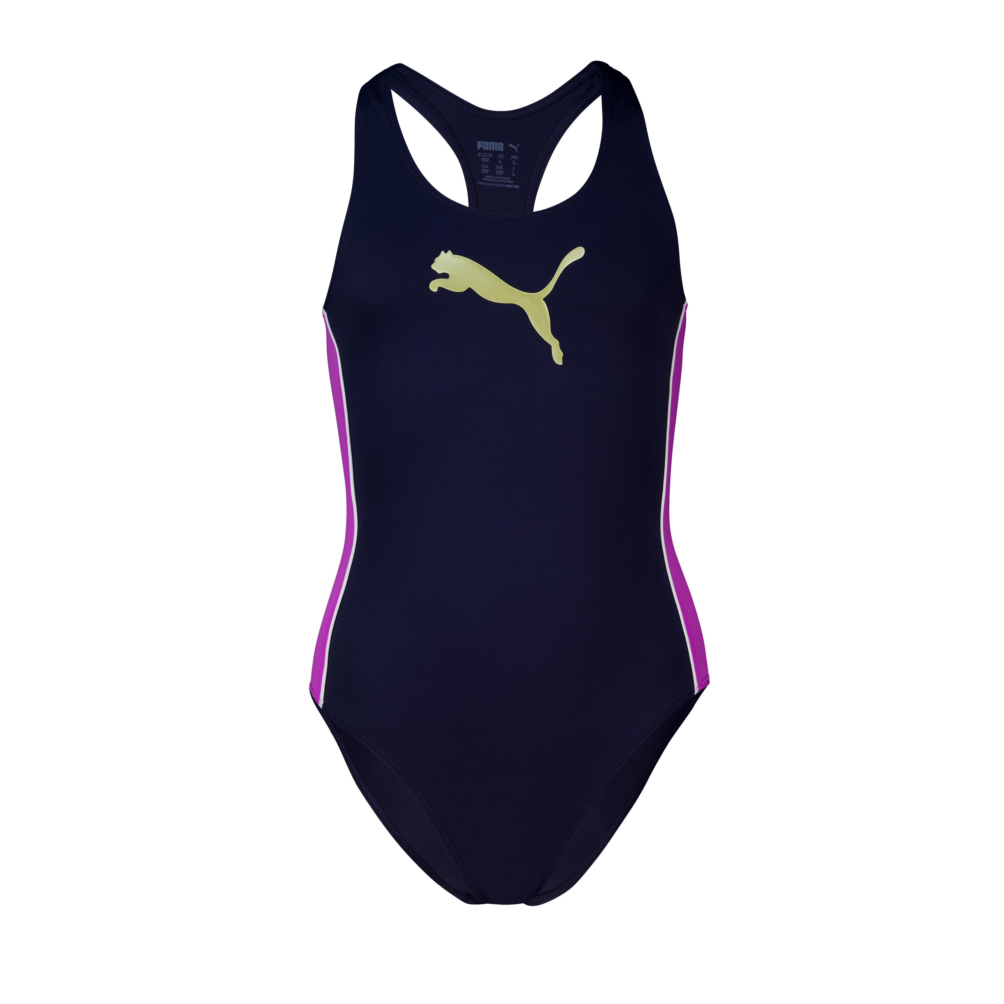 PUMA 1100000002199 "PUMA SWIM GIRLS T7 SWIMSUIT" Logoprint vorn