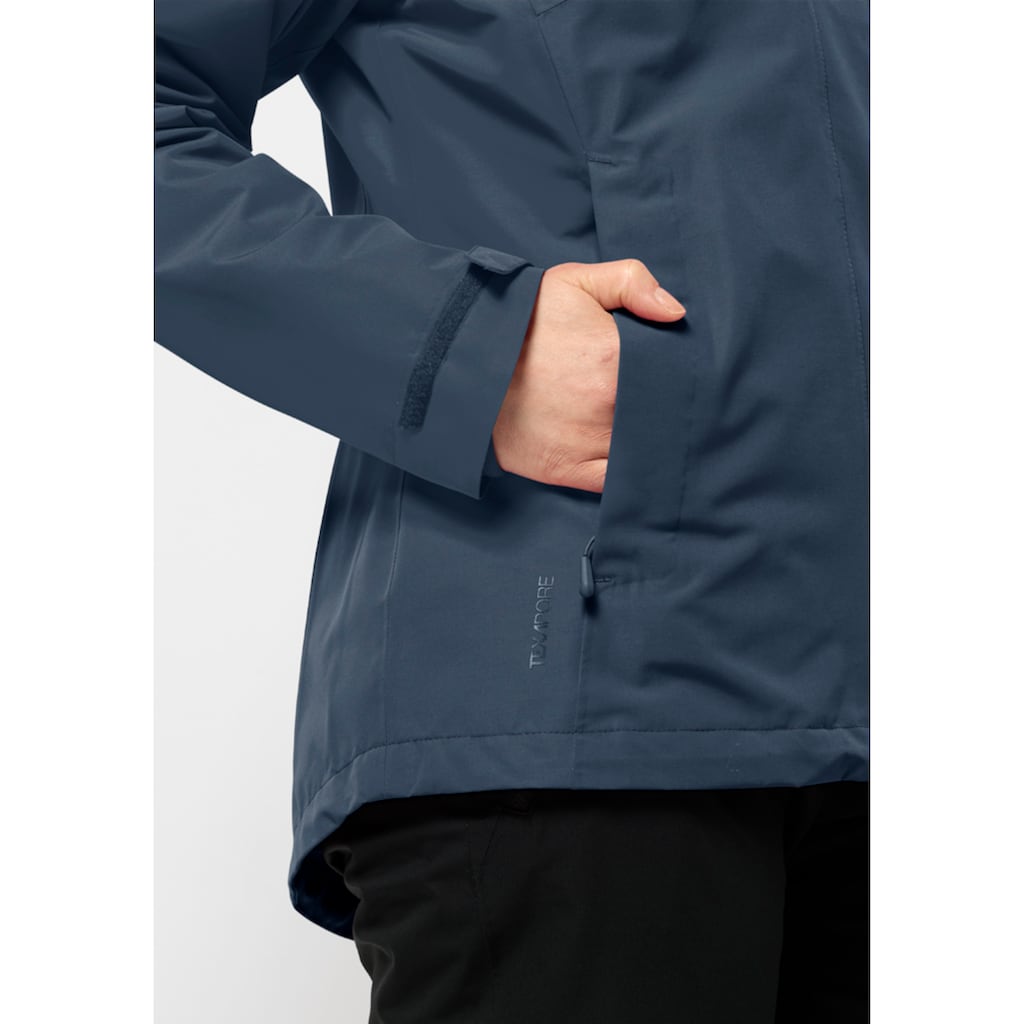 Jack Wolfskin 3-in-1-Funktionsjacke »GEISSHORN 3IN1 JKT W«, (2 teilig), mit Kapuze