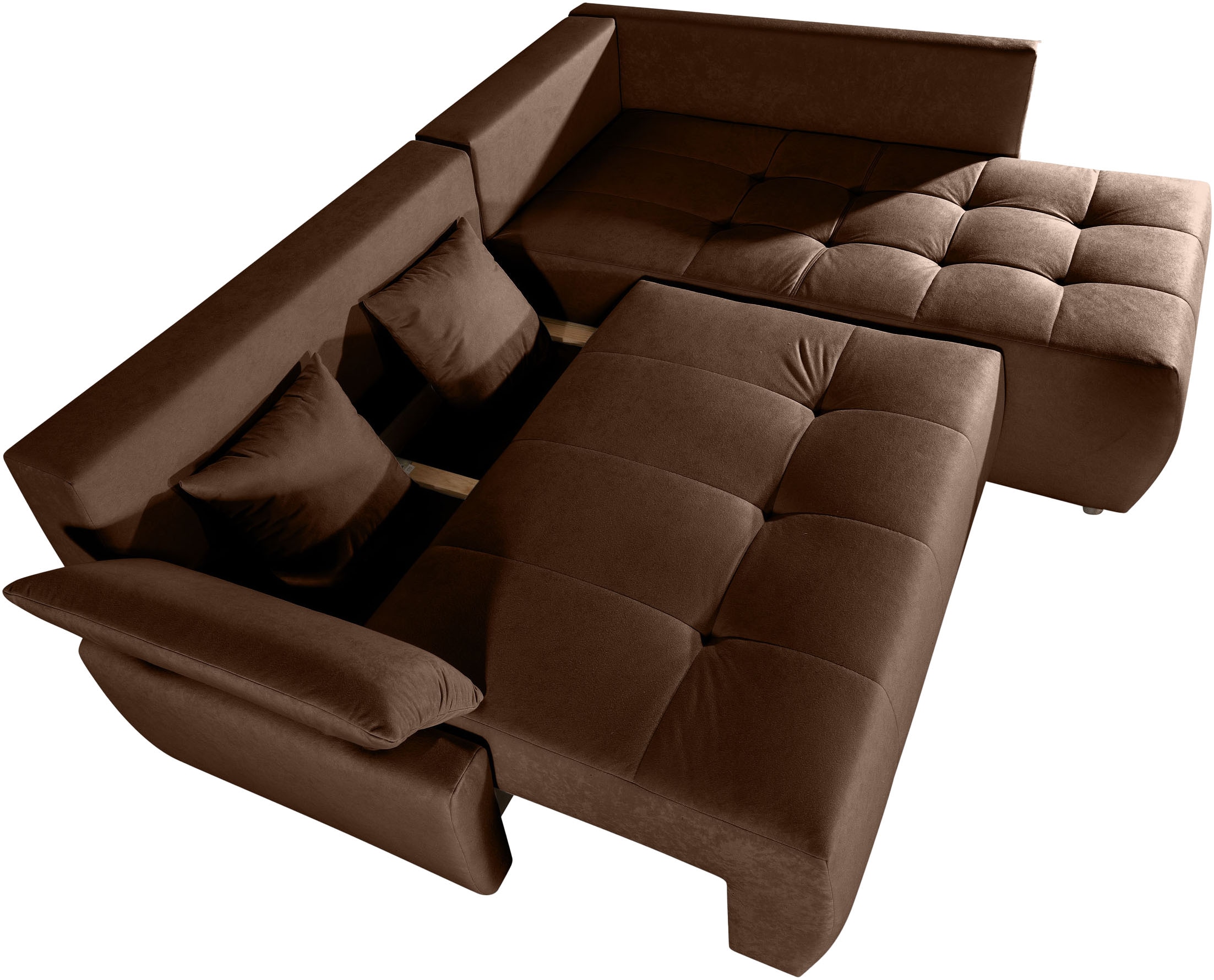 COLLECTION AB Ecksofa Ecksofa, Schlaffunktion, Bonnelfederkern, Kissen, Armverstellung