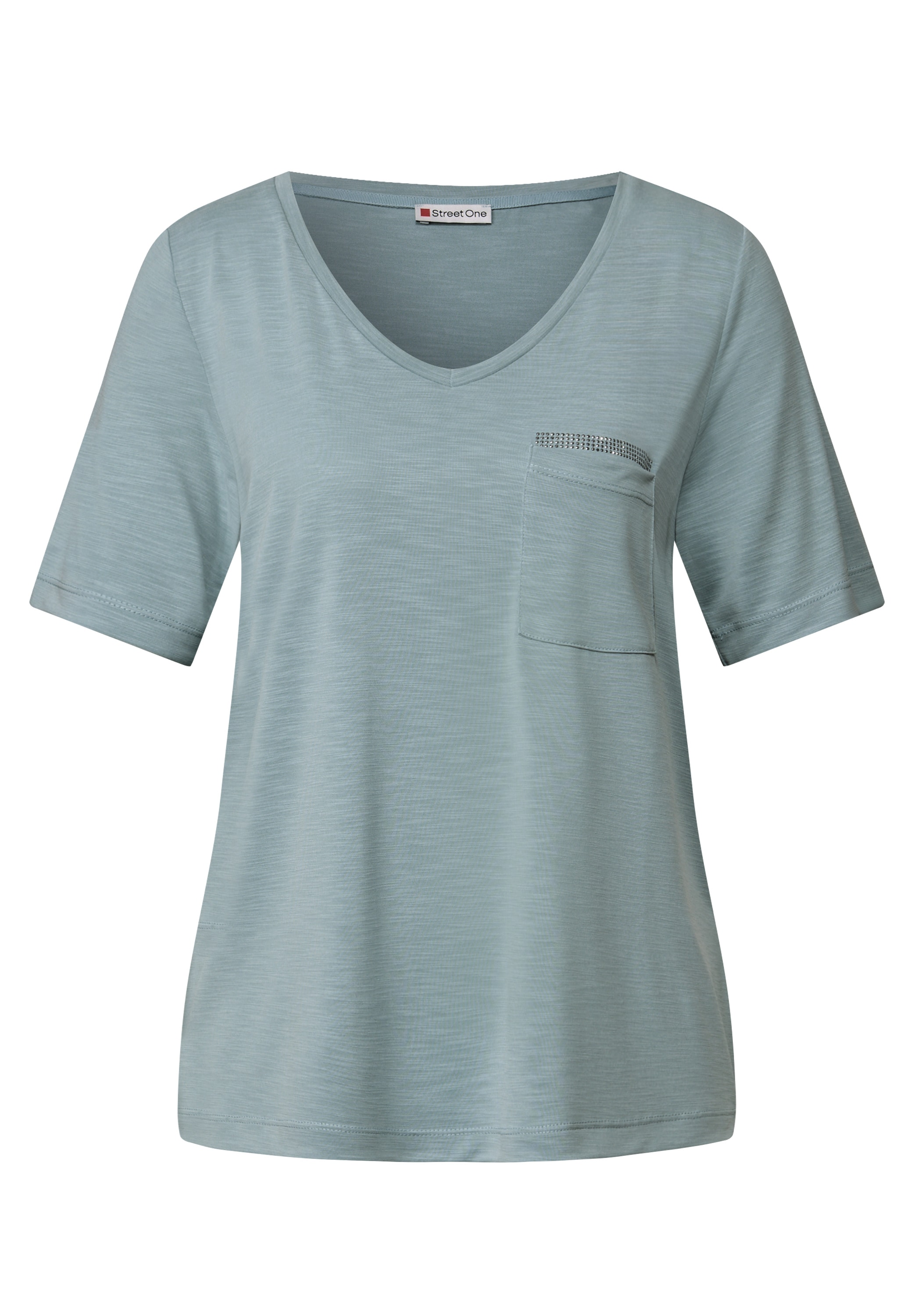 STREET ONE T-Shirt, mit Brusttasche