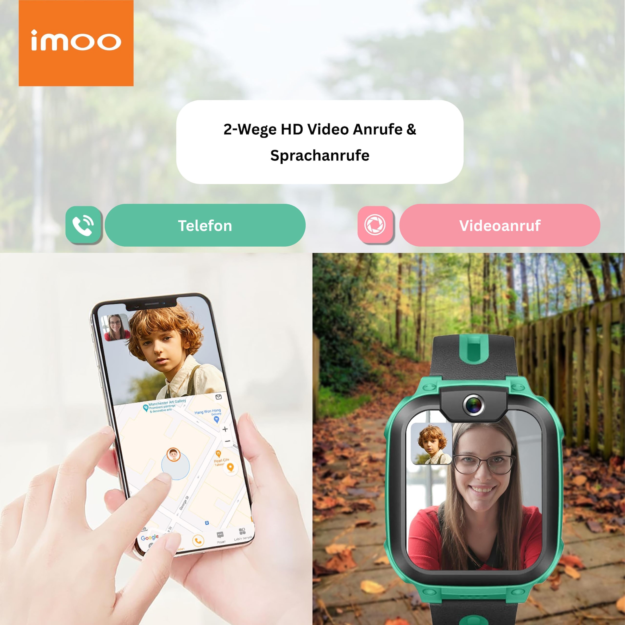 Imoo Smartwatch »Watch Phone Z1 Kinder« (3,3 cm / 1,3 ″) Mocor OS